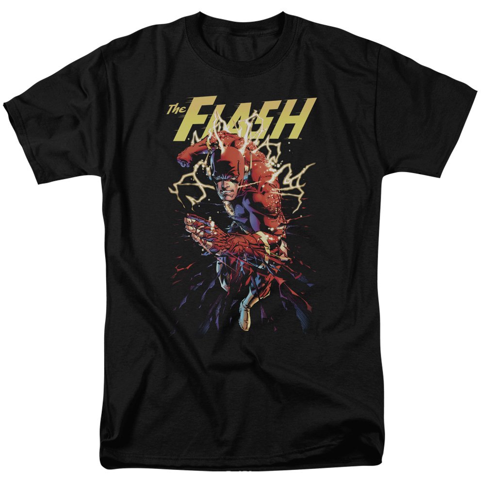 Justice League Of America Men's Superhero Graphic T-Shirt - Black Cotton Tee for Casual Wear & Comic Conventions