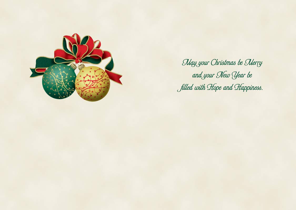 Premium LPG Performing Arts Christmas Greeting Cards - 14 Embossed Foil Holiday Cards with Matching Envelopes & Elegant Interior Designs | Perfect for Corporate Gifts, Holiday Parties & Festive Celebrations