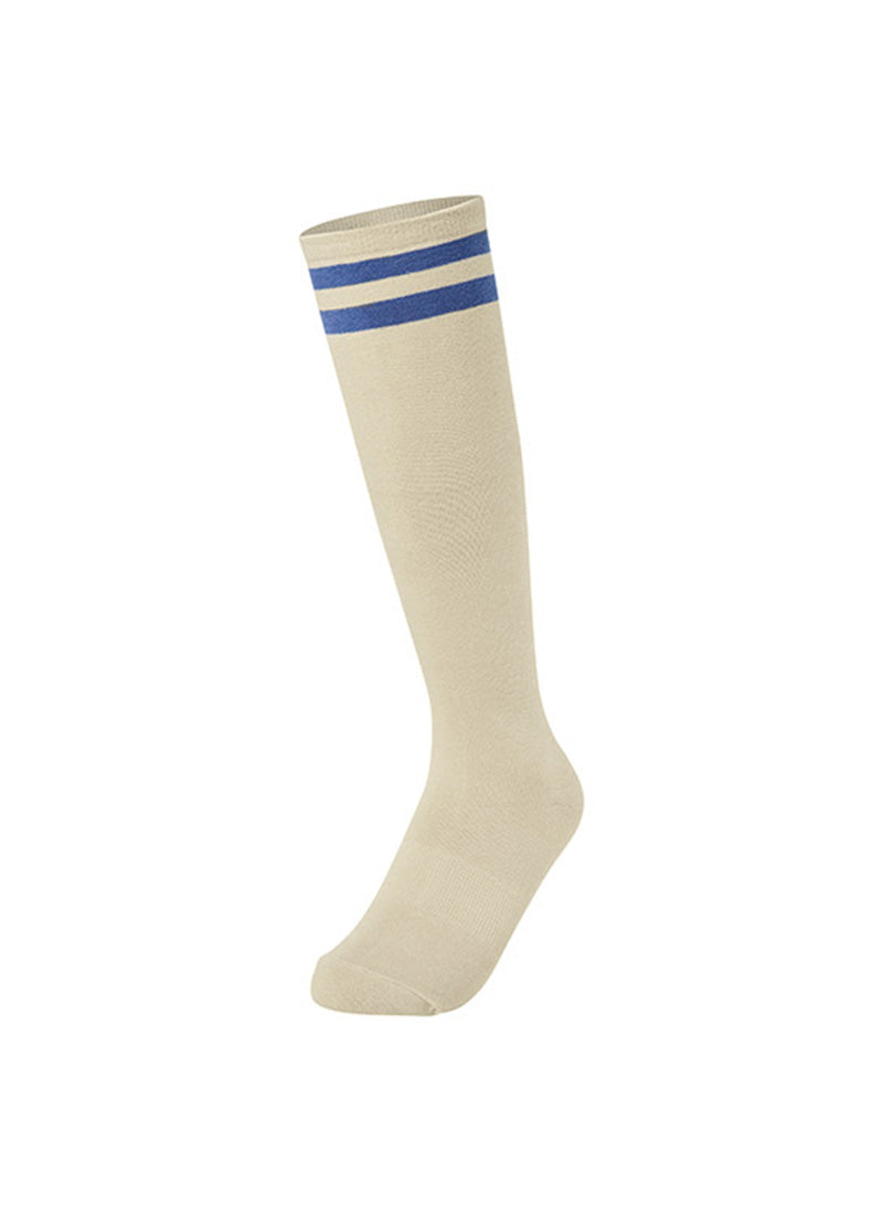 Double Lettering Knee High Socks for Women - Fashionable & Comfortable Crew Socks for Casual Wear, Sports, and Outfits