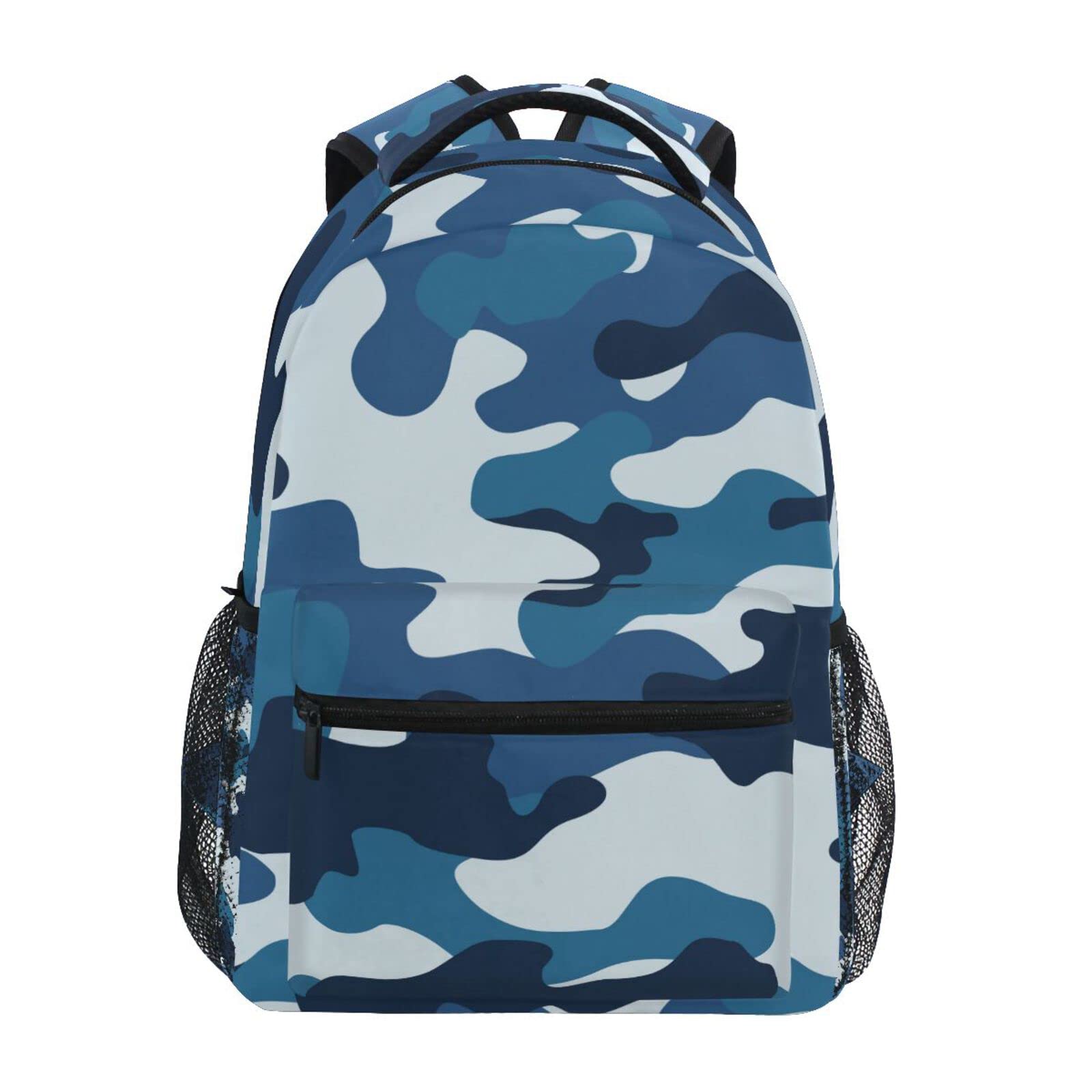 Camouflage School Backpack - Lightweight Classic Boys Backpack for Teens & Students | Durable Bookbag for High School, College & Outdoor Adventures (Model 21012644)