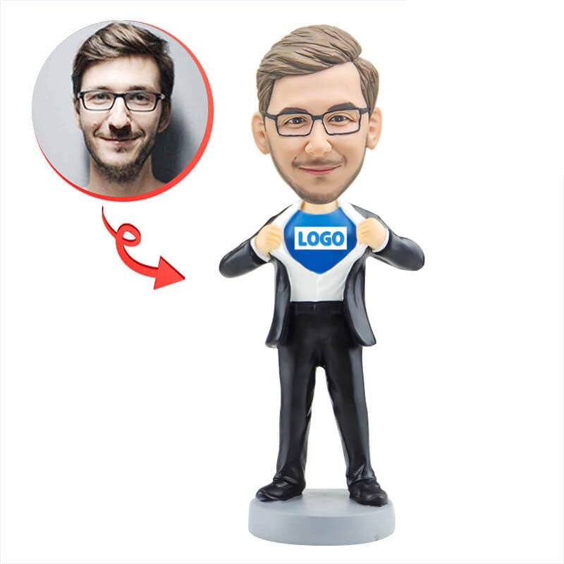 Custom Bobblehead - Personalized Gift for Men, Boyfriend, Husband | Unique & Funny Birthday, Anniversary, Christmas Present | Perfect for Office Desk, Home Decor, Party Favors