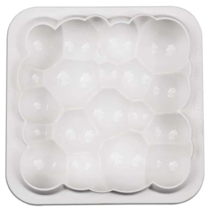 Non-Stick Silicone Baking Mold - Cloud White, Perfect for Cupcakes, Muffins, and Cake Pops | Oven & Freezer Safe Baking Tool for Home Bakers