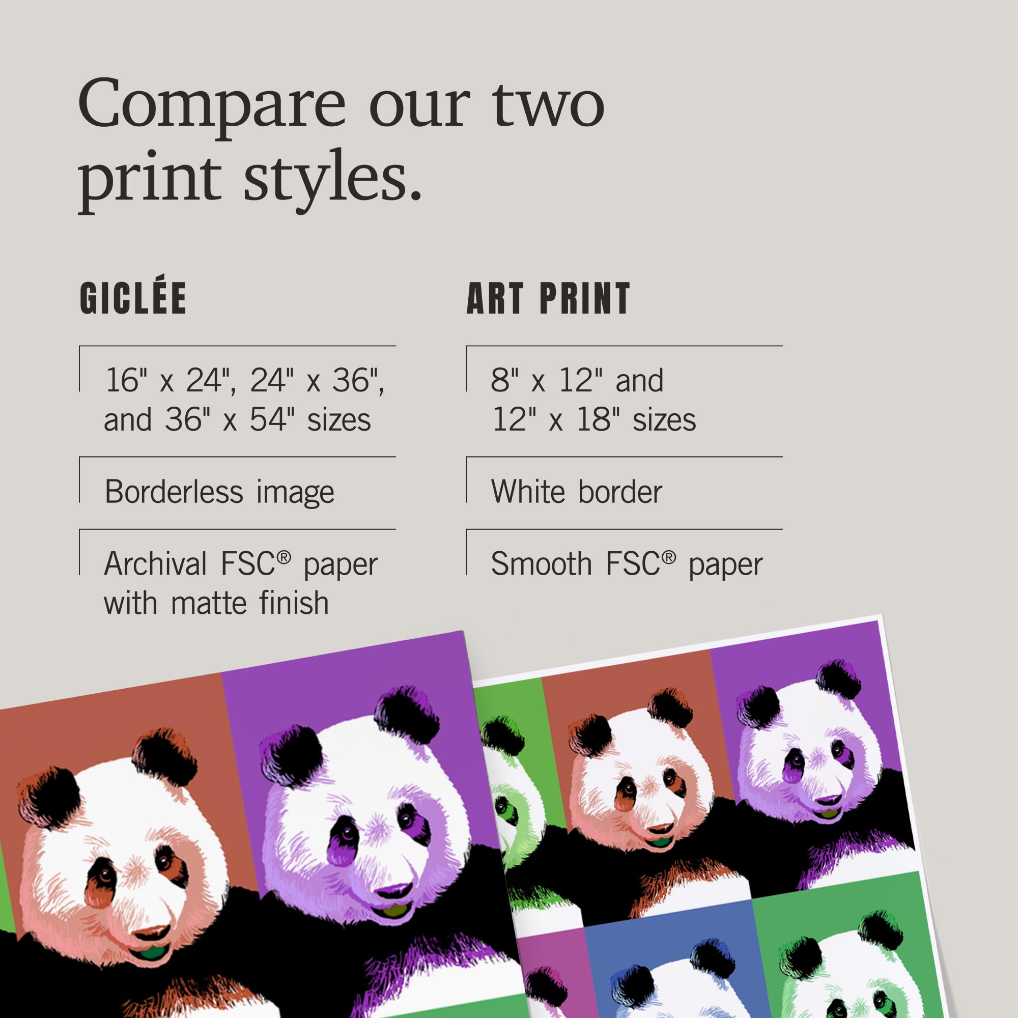 Lantern Press 16x24 Inch Giclee Print - Panda Pop Art Wall Decor for Zoo Lovers | Perfect for Living Room, Nursery & Animal Theme Bedroom