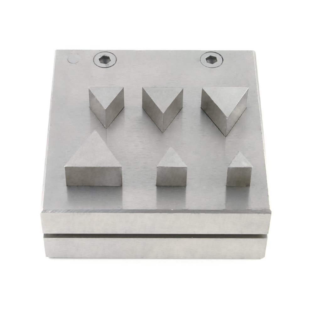 SFC Tools 28-597 Professional Disc Cutter with Triangle Shape - 6 Precision Punches for Metalworking, Leather Craft & DIY Projects - Ideal for Jewelry Making, Automotive Repair & Industrial Applications