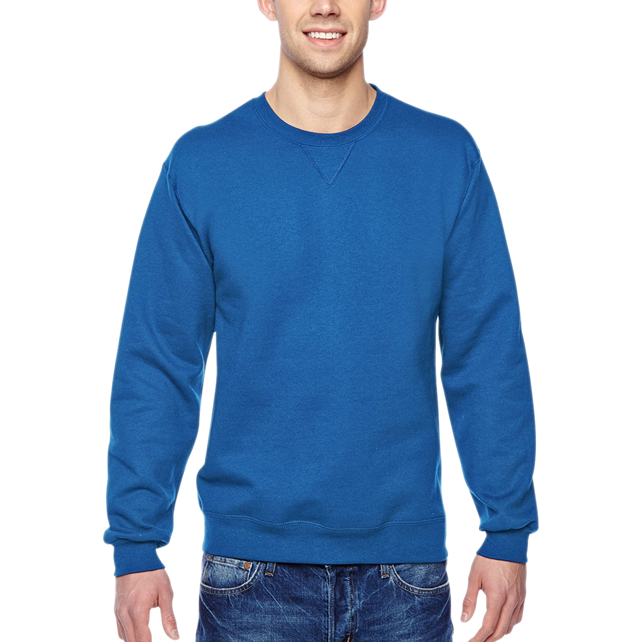 Fruit of the Loom Men's Sofspun Fleece Sweatshirt - Soft & Comfortable Pullover for Casual Wear, Lounge & Outdoor Activities