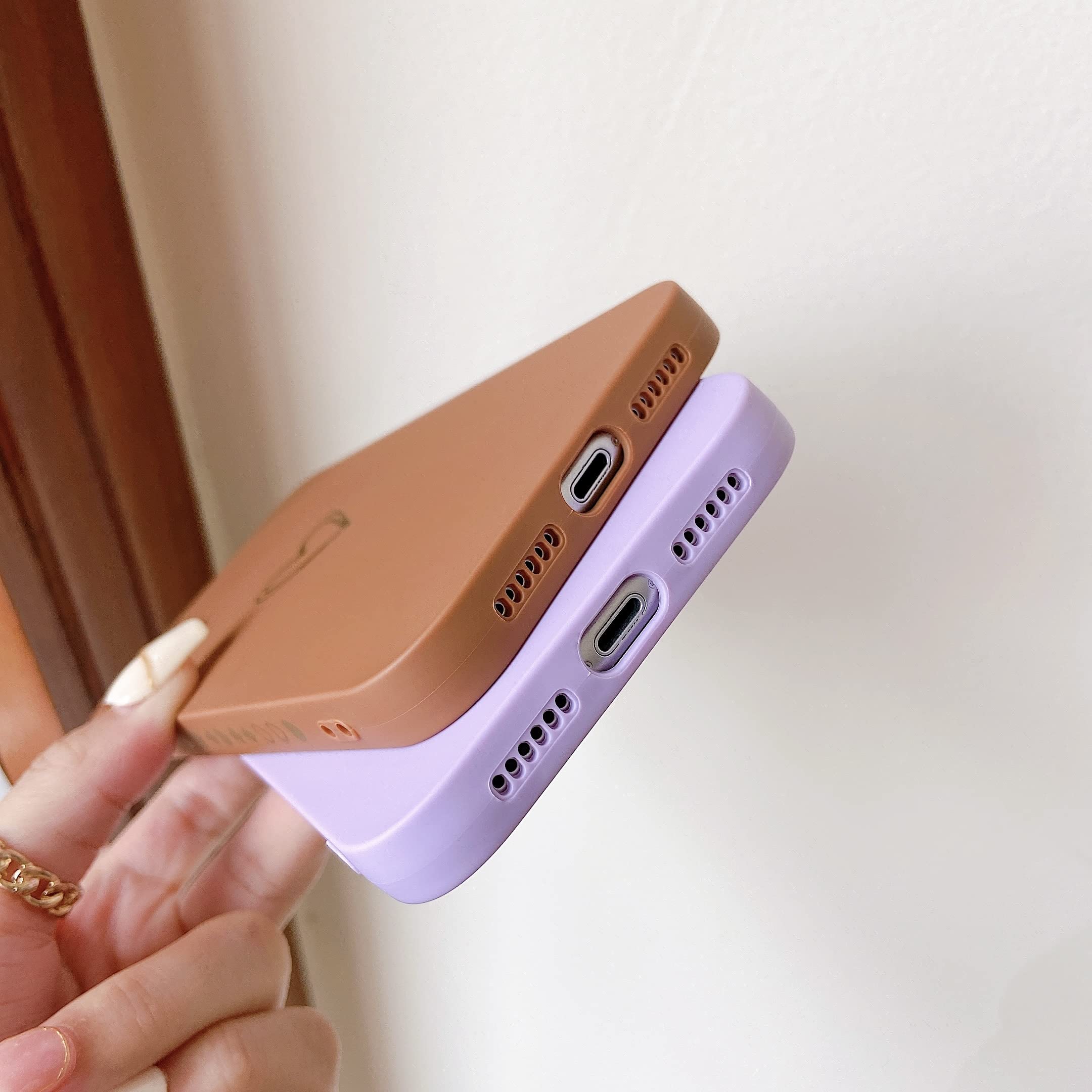 Qokey Cute Heart Plated iPhone XR Case (2018 6.1