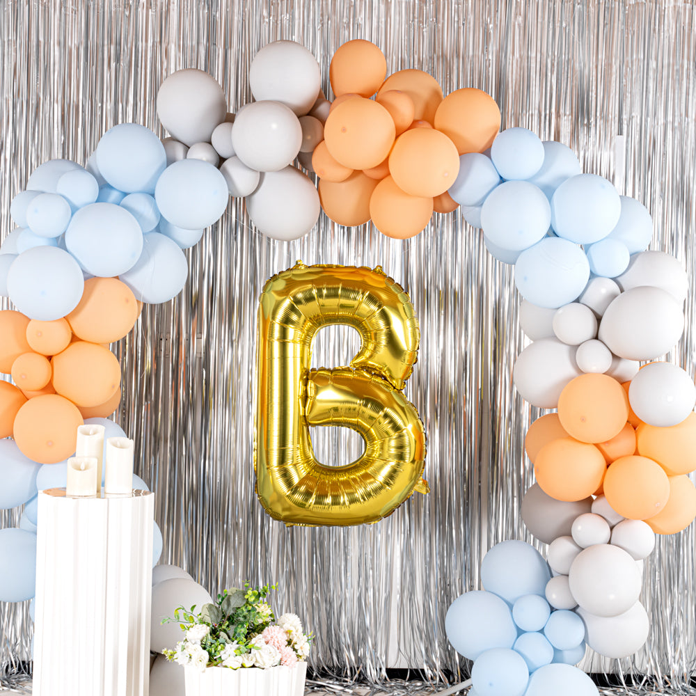 Balloonify Gold Mylar Letter B Balloon - 40 Inch Large Foil Alphabet Balloon for Birthday Party Decorations, Baby Shower, Wedding & Anniversary Celebrations