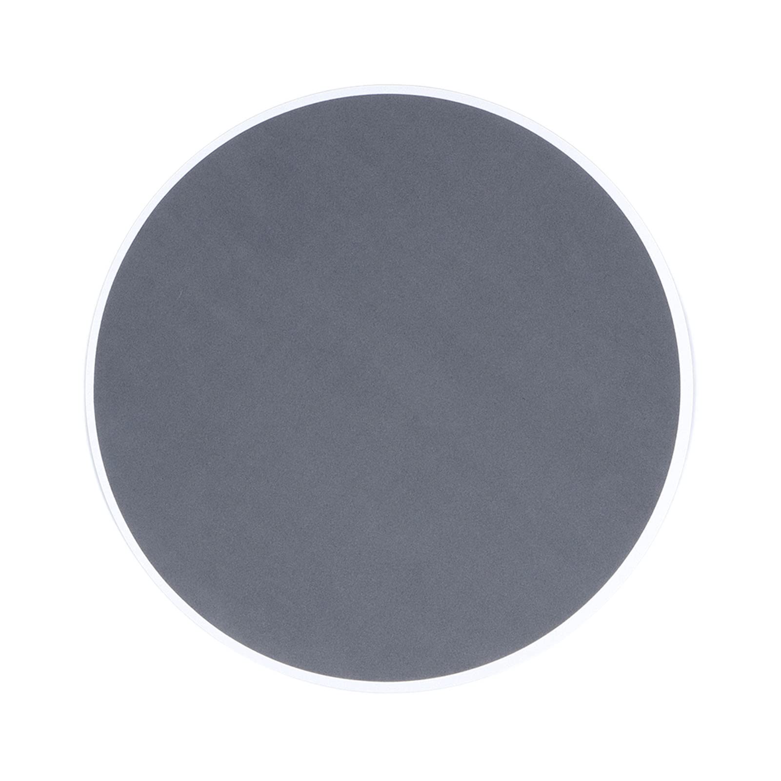 Liyeeo Round Metal Mouse Pad - Non-Slip Surface for Precise Control | Office, Home & Gaming Computer Accessory (Silver) | Perfect for Workstations, PC Gaming & Home Office Setups