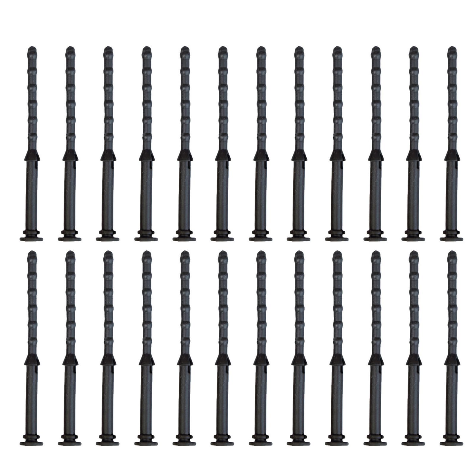 12/24/36pcs 66mm Rubber Fan Mounting Screws - Anti-Vibration PC Case Screws for Computer Cooling Fans - Perfect for Quiet Gaming Rigs and Workstations