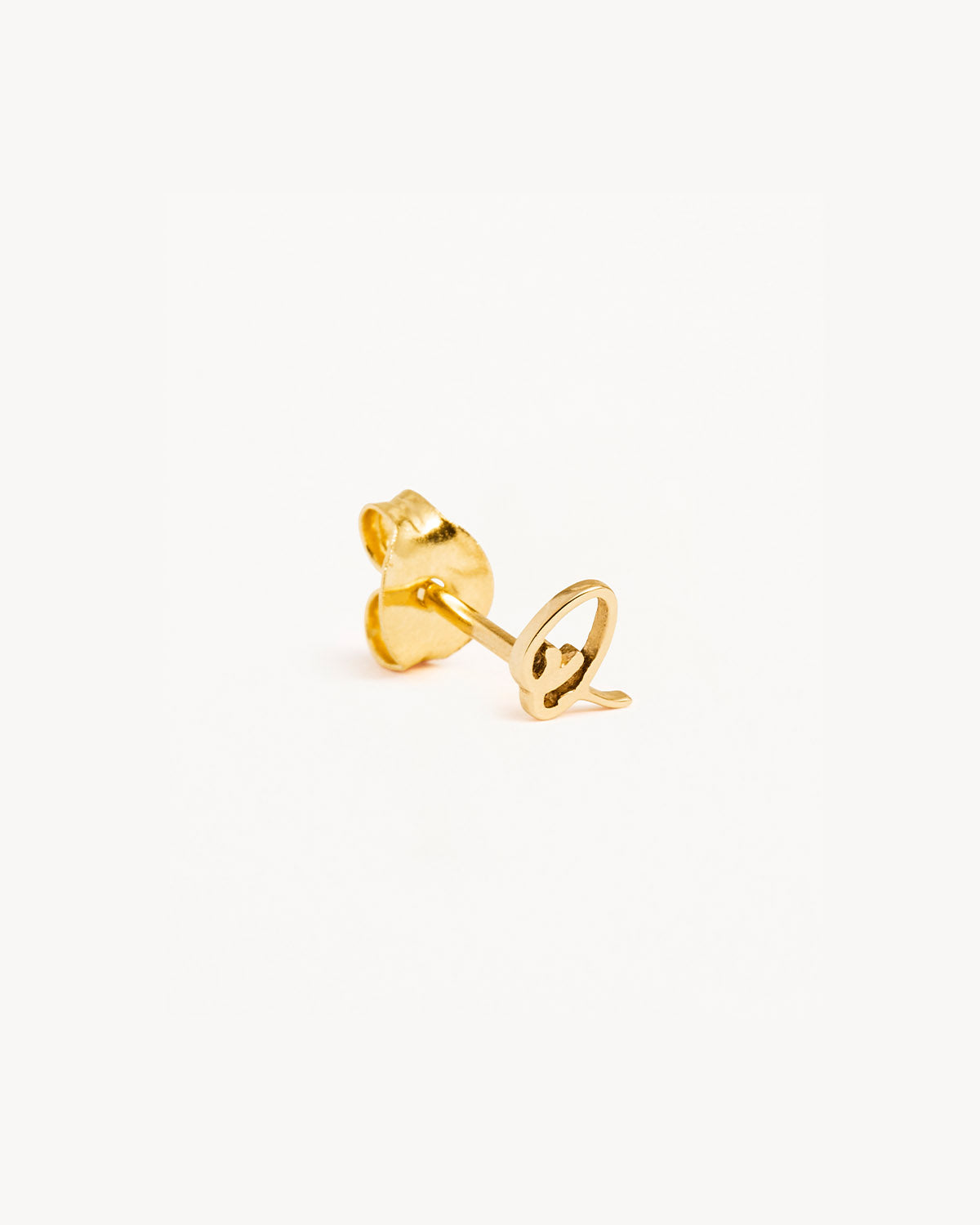 14K Solid Gold Love Letter Earrings - Dainty Romantic Jewelry for Women - Perfect Gift for Anniversary, Valentine's Day & Everyday Wear