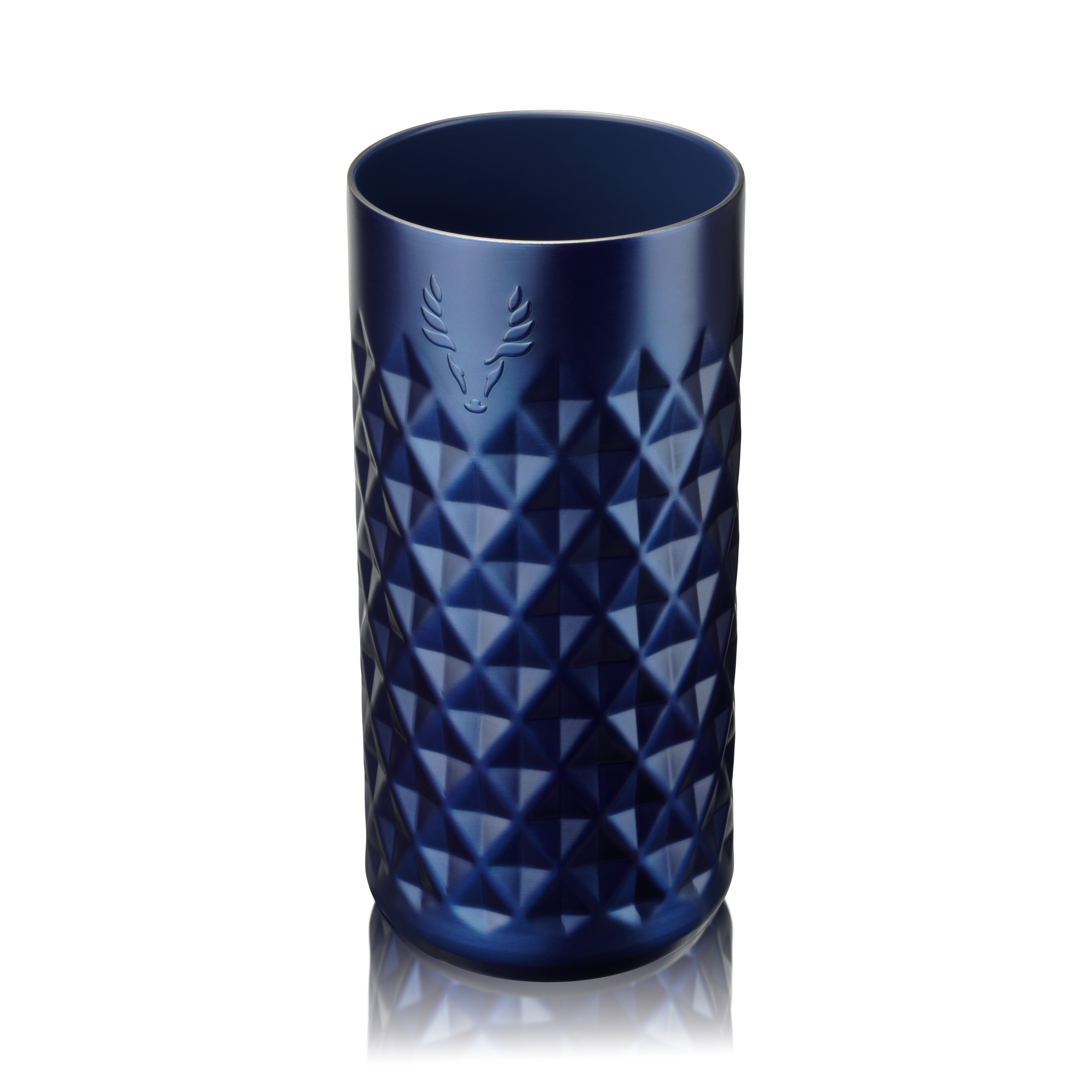Premium Stainless Steel Highball Tumbler - 20oz Insulated Electric Blue Cup for Hot & Cold Drinks - Perfect for Cocktails, Iced Coffee, and Outdoor Adventures