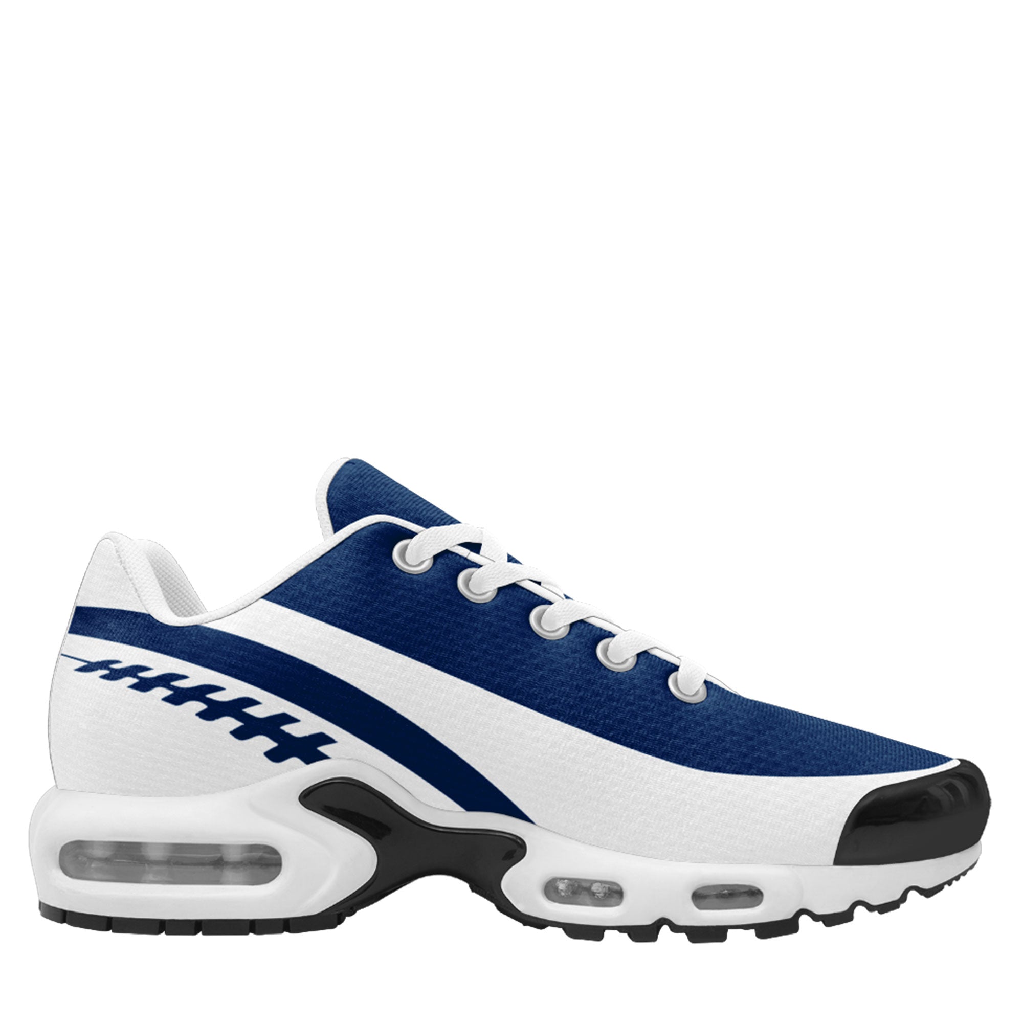 Custom Blue White TN Shoes for Men & Women - Personalized Sneakers with Comfortable Cushioning - Perfect for Running, Gym Workouts & Casual Wear - TN D020077 Size 14
