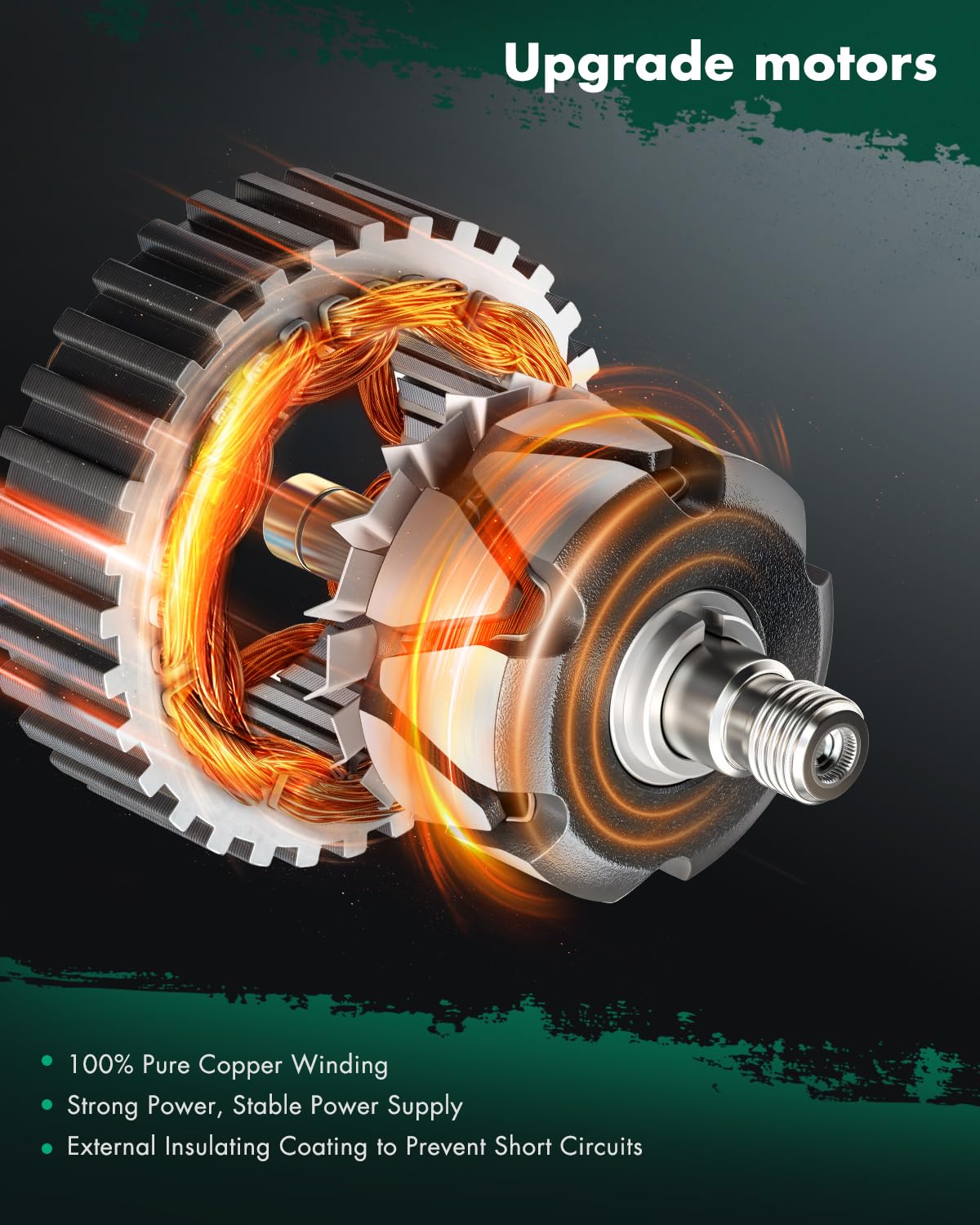 SCITOO 110A High Output Alternator Replacement for Nissan Sentra 2013-2019 - 11673 Compatible - Perfect for Engine Performance Upgrades & Electrical System Repair