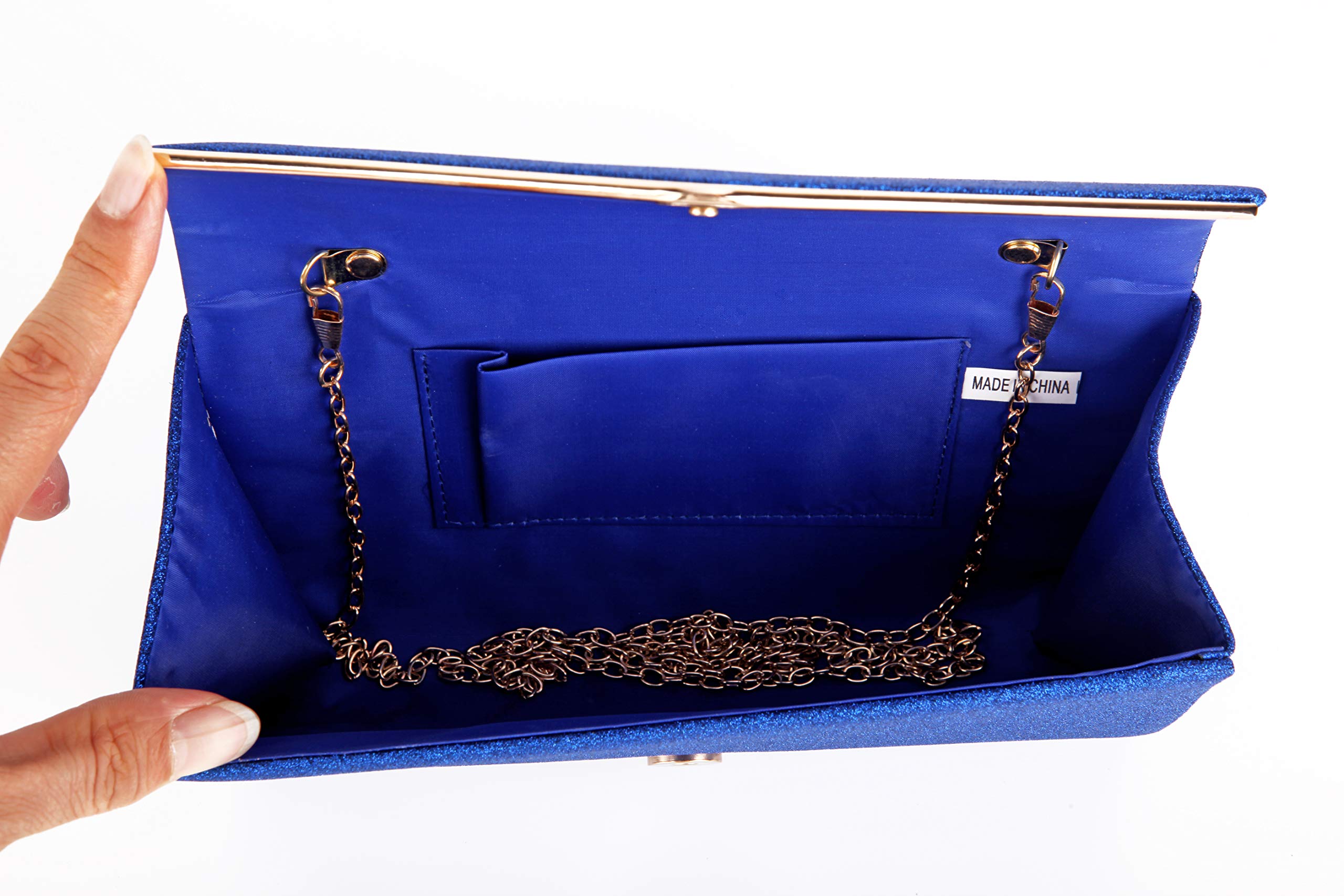 Sparkling Women's Clutch Purse - Elegant Party & Evening Crossbody Bag