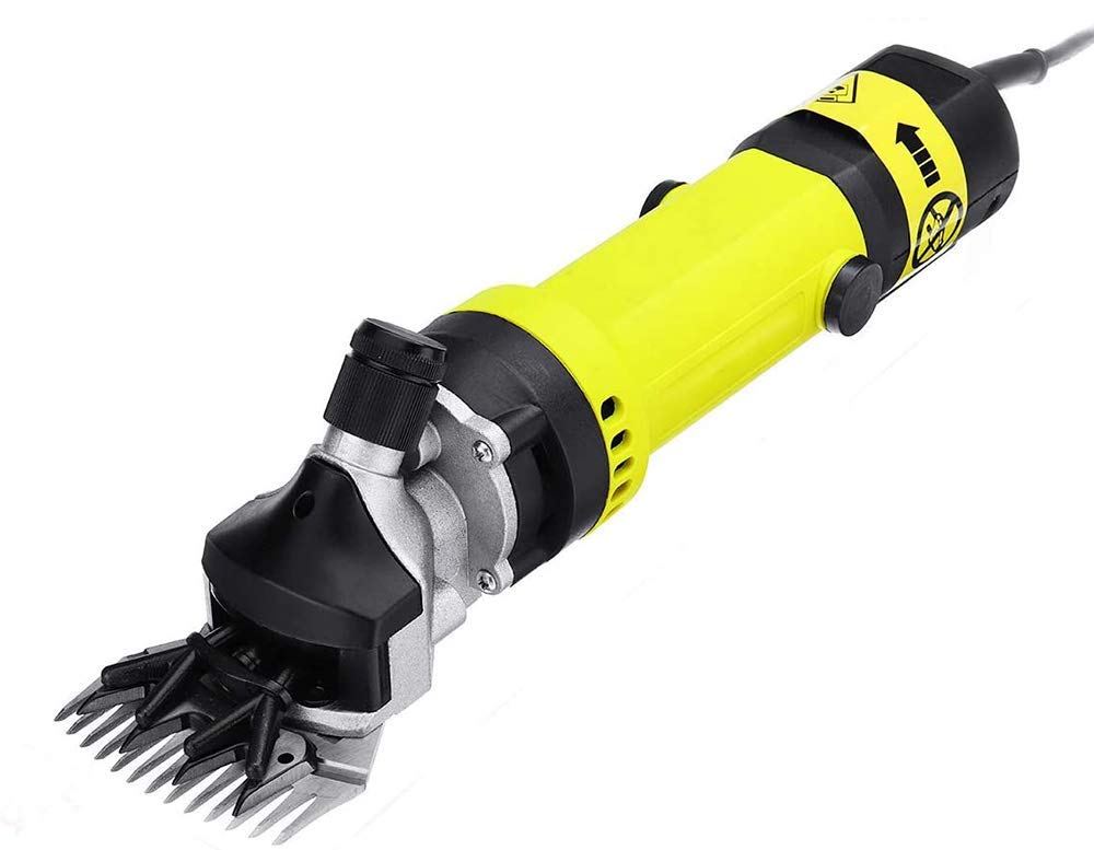 350W Electric Sheep Shearer - Professional Pet Grooming Clippers for Dogs, Cats, Horses | Heavy Duty Wool Shears & Animal Hair Trimmer with 13 Straight Teeth | Perfect for Farm Animals, Livestock, and Home Pet Grooming