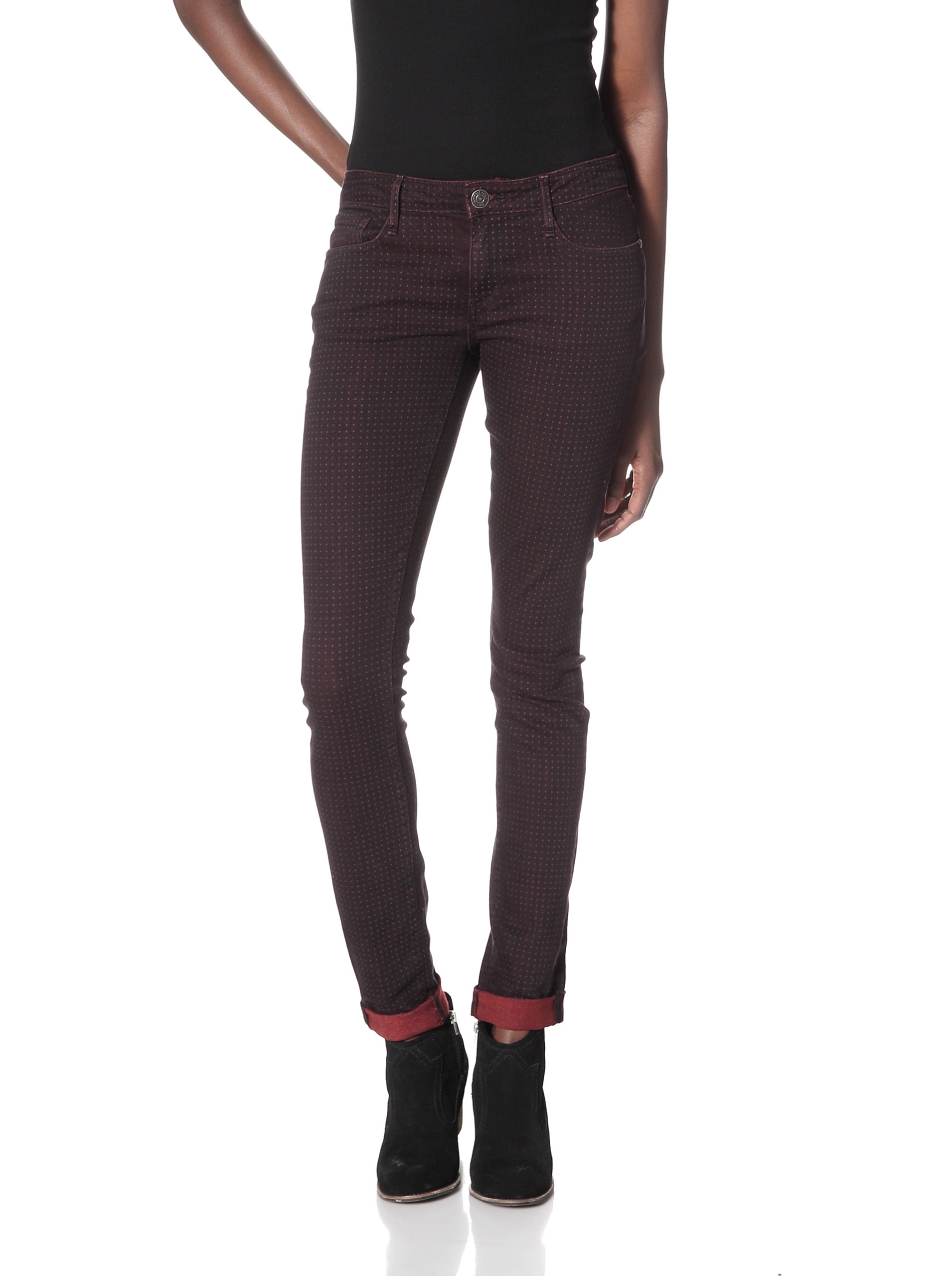 Earnest Sewn Women's Rolled Skinny Jeans - High Waist Stretch Denim Pants for Casual & Night Out | Perfect for Date Nights, Work, and Everyday Wear