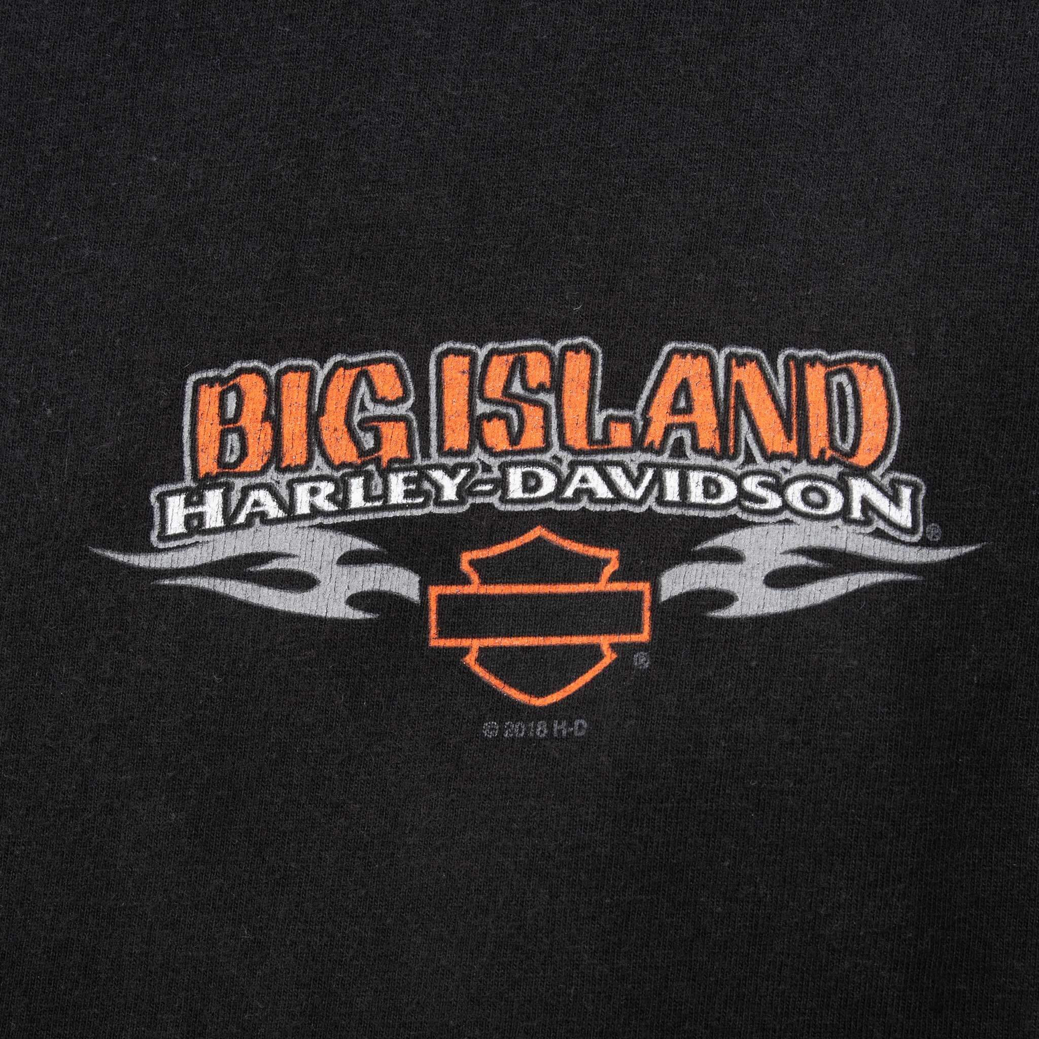 Harley Davidson Kona Big Island Graphic T-Shirt for Men - XL Size - Comfortable Cotton Tee for Motorcycle Riders & Casual Wear