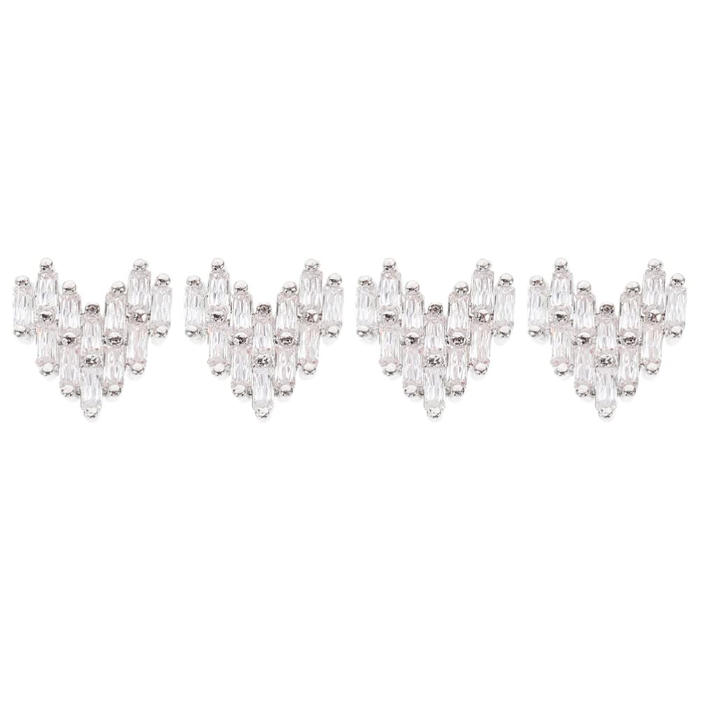 FOMIYES 4pcs Nail Art Stickers - Exquisite Manicure Decals, Nail Jewels & Beauty Accessories for DIY Nail Design | Perfect for Parties, Weddings & Salon Use