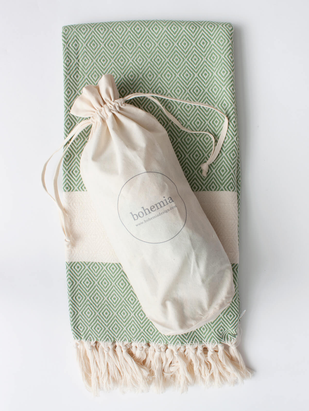 Premium Nordic Hammam Towel - Soft & Absorbent Olive Turkish Bath Towel for Spa, Yoga, Beach & Home Use