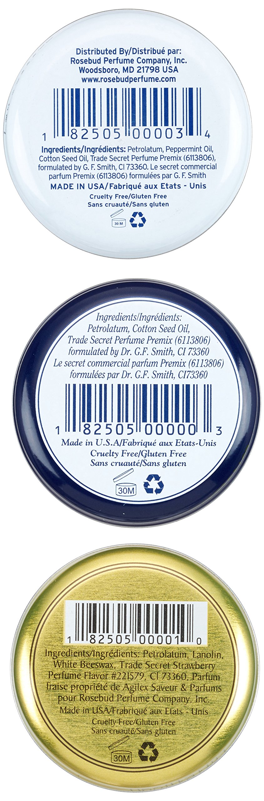 Rosebud Three Lavish Layers Lip Balm - 0.8 oz Moisturizing Lip Care for Dry, Chapped Lips | Day & Night Hydration, Gift Idea for Women & Men
