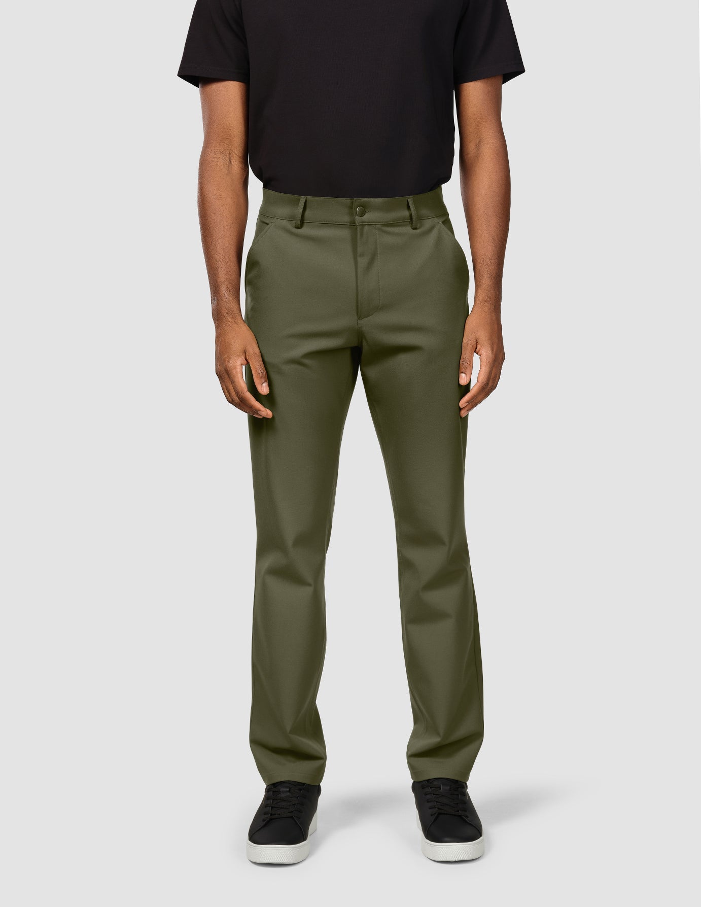 Essential Pants for Men - Comfortable Regular Fit Clover Green Trousers | Perfect for Casual Wear, Office & Outdoor Activities