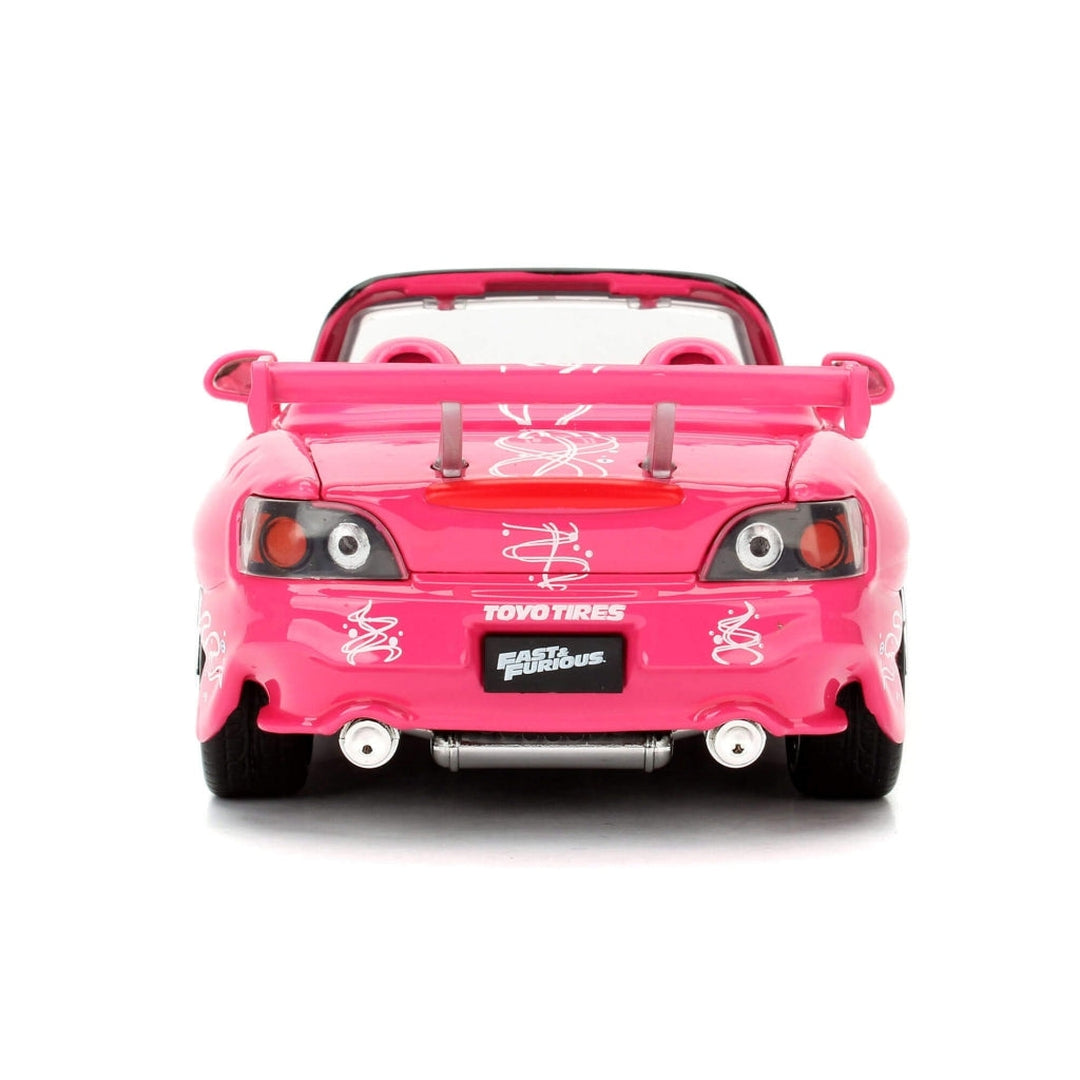 1:24 Scale Suki's Honda S2000 Diecast Model Car - Fast and Furious Movie Replica - Collectible Toy for Display, Gift, or Racing Scenes