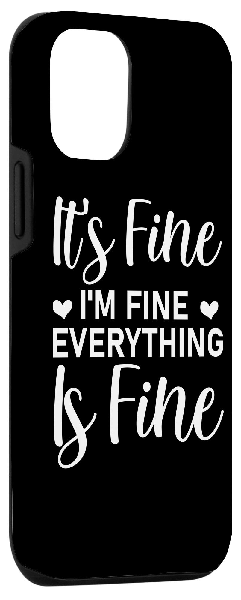 iPhone 12/12 Pro Case - Funny Anxiety Introvert Design - Slim Protective Cover for Apple iPhone 12/12 Pro - Perfect Gift for Stressed Students & Office Workers