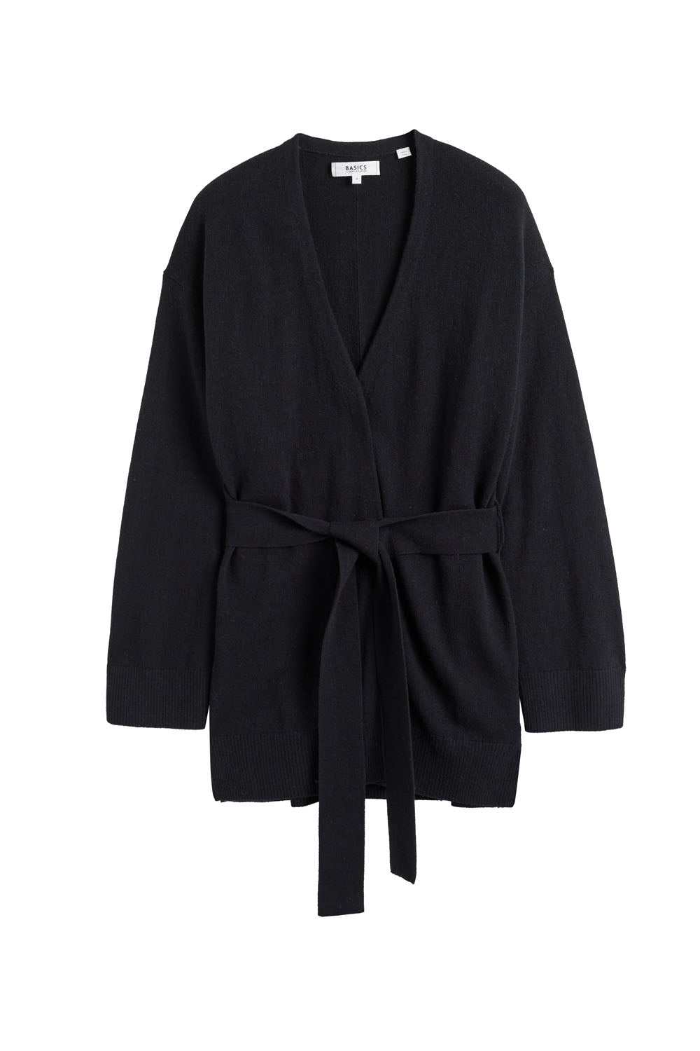 Luxury Black Wool Cashmere Wrap Cardigan for Women - Soft & Warm Winter Shawl - Perfect for Office, Travel & Evening Outfits