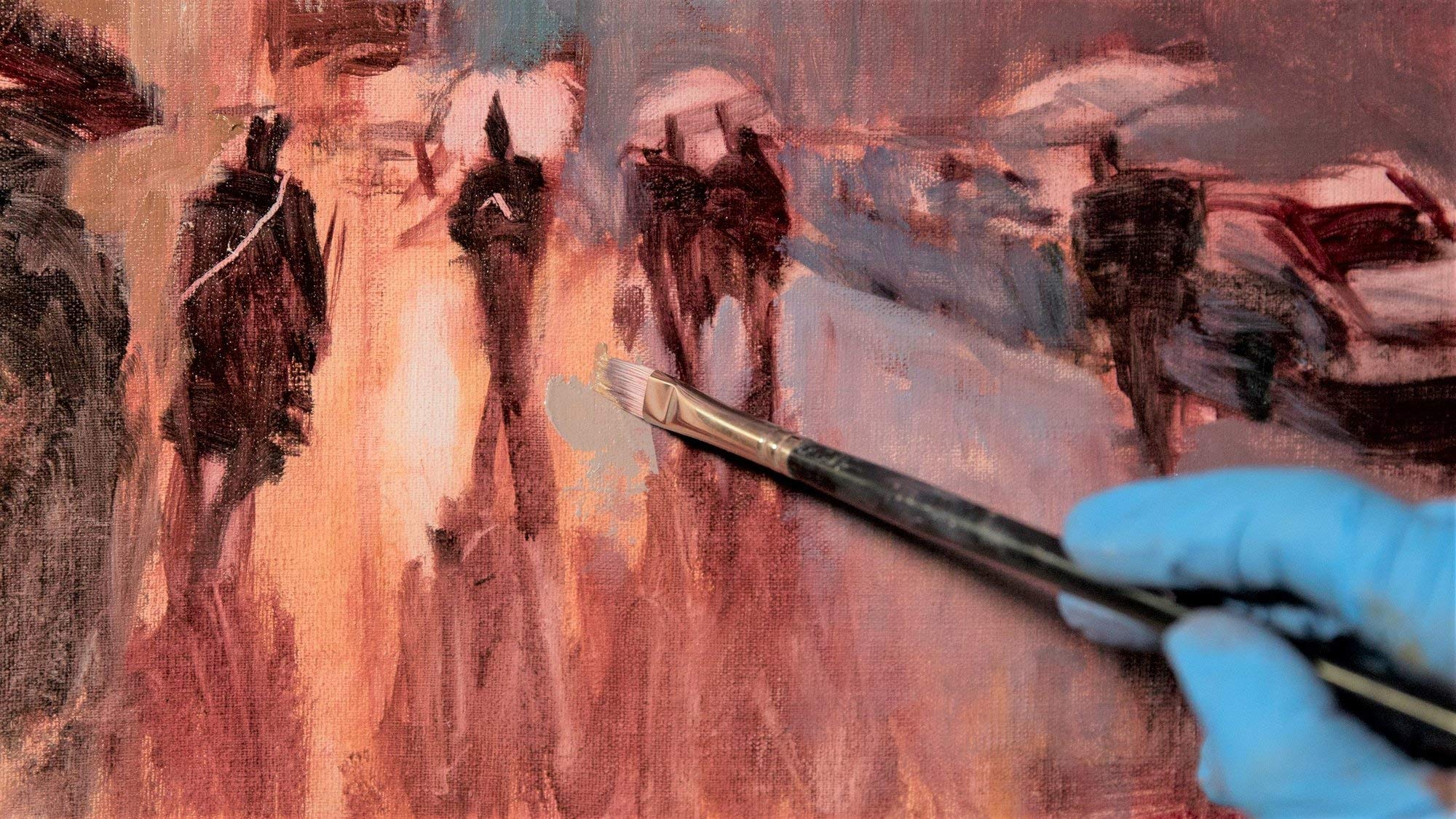 MICHELE BYRNE: PALETTE KNIFE CITYSCAPES Oil Painting Instructional DVD - 6-Hour Masterclass for Art Skills Improvement & Artist Development | Perfect for Beginners & Advanced Painters, Home Studio Learning & Art Education
