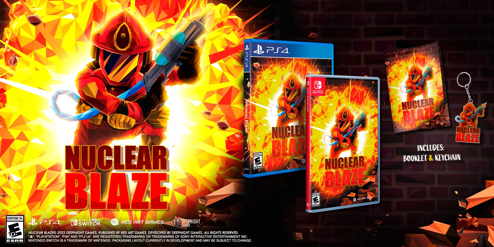 Nuclear Blaze for Nintendo Switch - Action-Packed Adventure Game for Kids & Adults - Perfect for Home & Travel Gaming