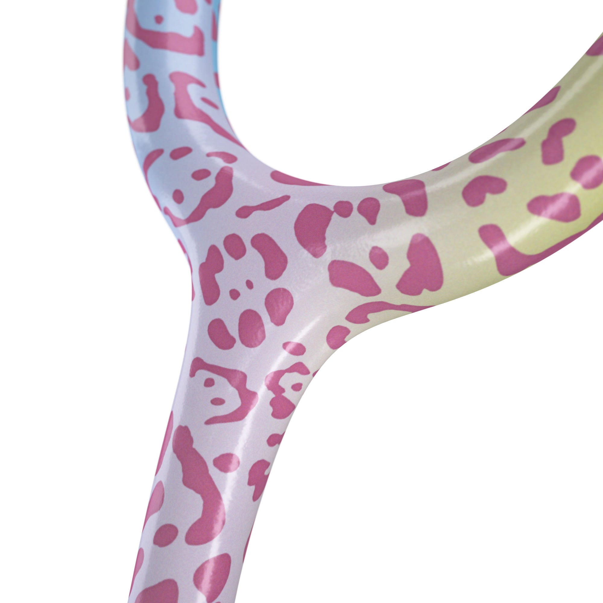 ProCardial® Titanium Cardiology Stethoscope - Rainbow Leopard & Kaleidoscope Design | Premium Medical Stethoscope for Doctors, Nurses & Healthcare Professionals | Ideal for Cardiology, Emergency Room & Clinical Use