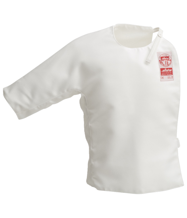 Allstar FIE Men's Underplastron Ecoline 800N Fencing Chest Protector - Lightweight & Breathable for Competitive Fencing Tournaments & Training