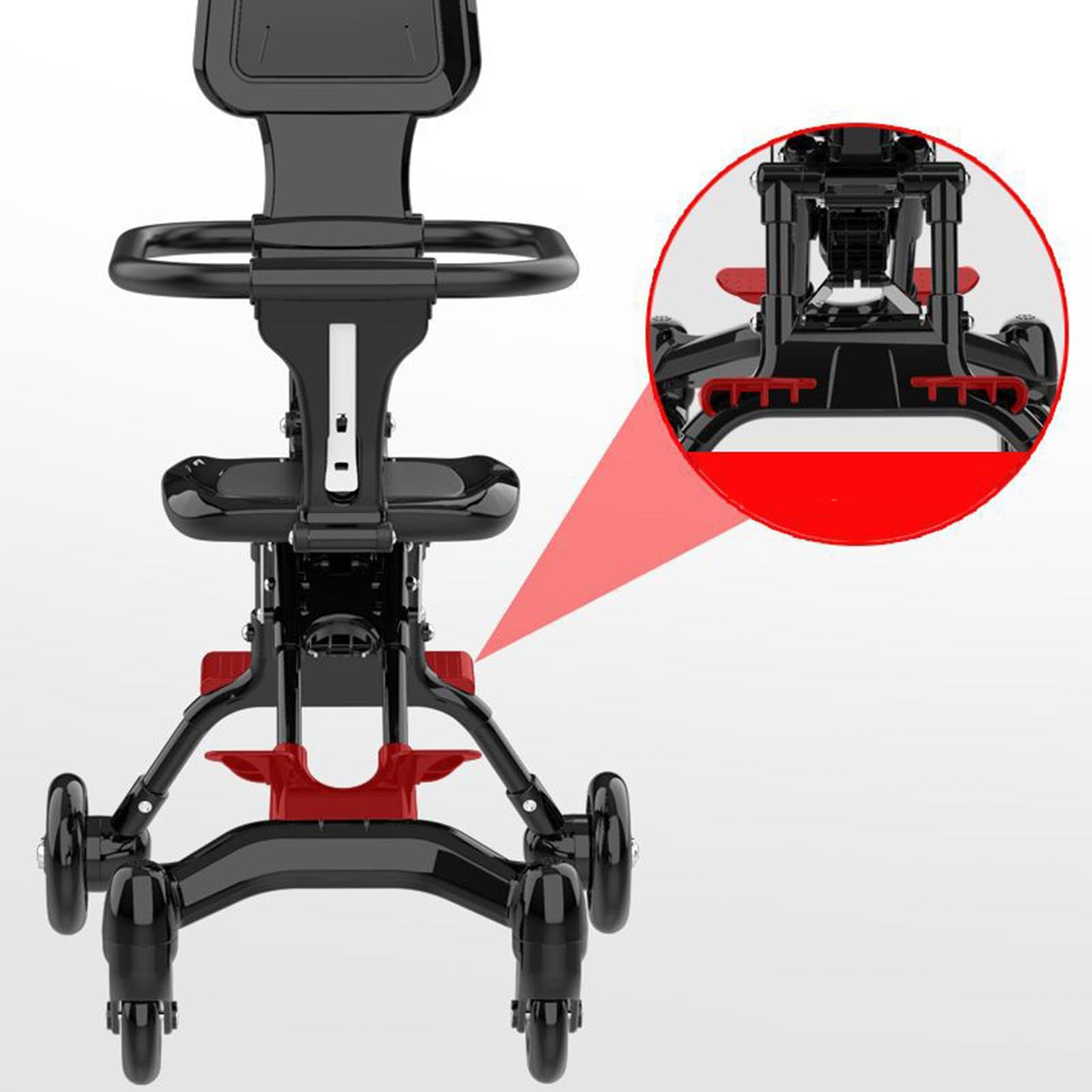 Lightweight Foldable Toddler Stroller for Travel - Compact Airplane & Car Trunk Storage with Detachable Canopy | Perfect for Strolling, Shopping & Family Vacations