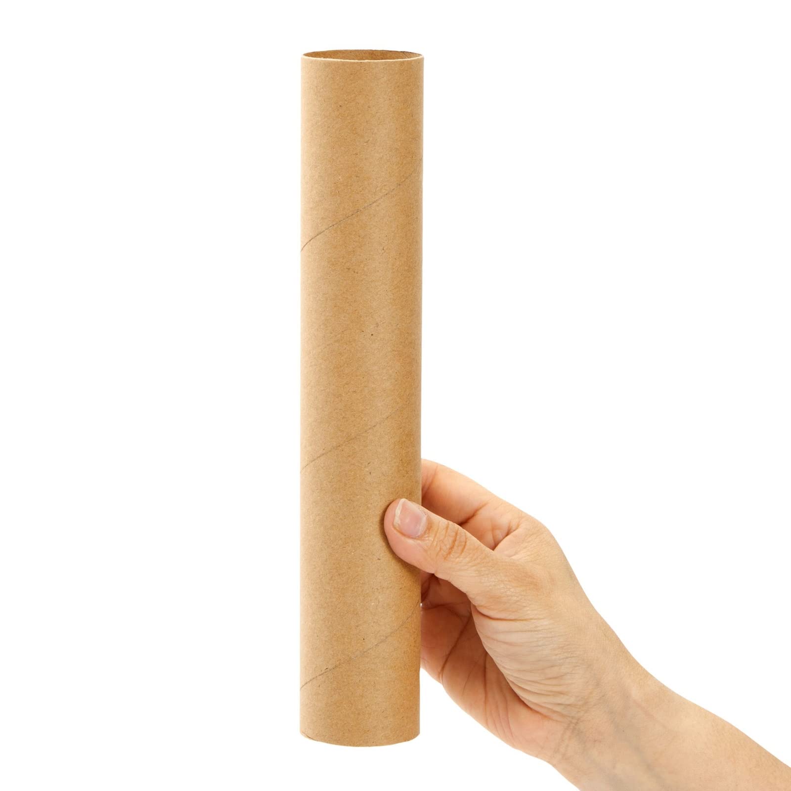Bright Creations 10-Inch Brown Cardboard Tubes for DIY Crafts | 24-Pack Empty Paper Towel Rolls | Perfect for Classroom Projects, Gift Wrapping & Home Decor