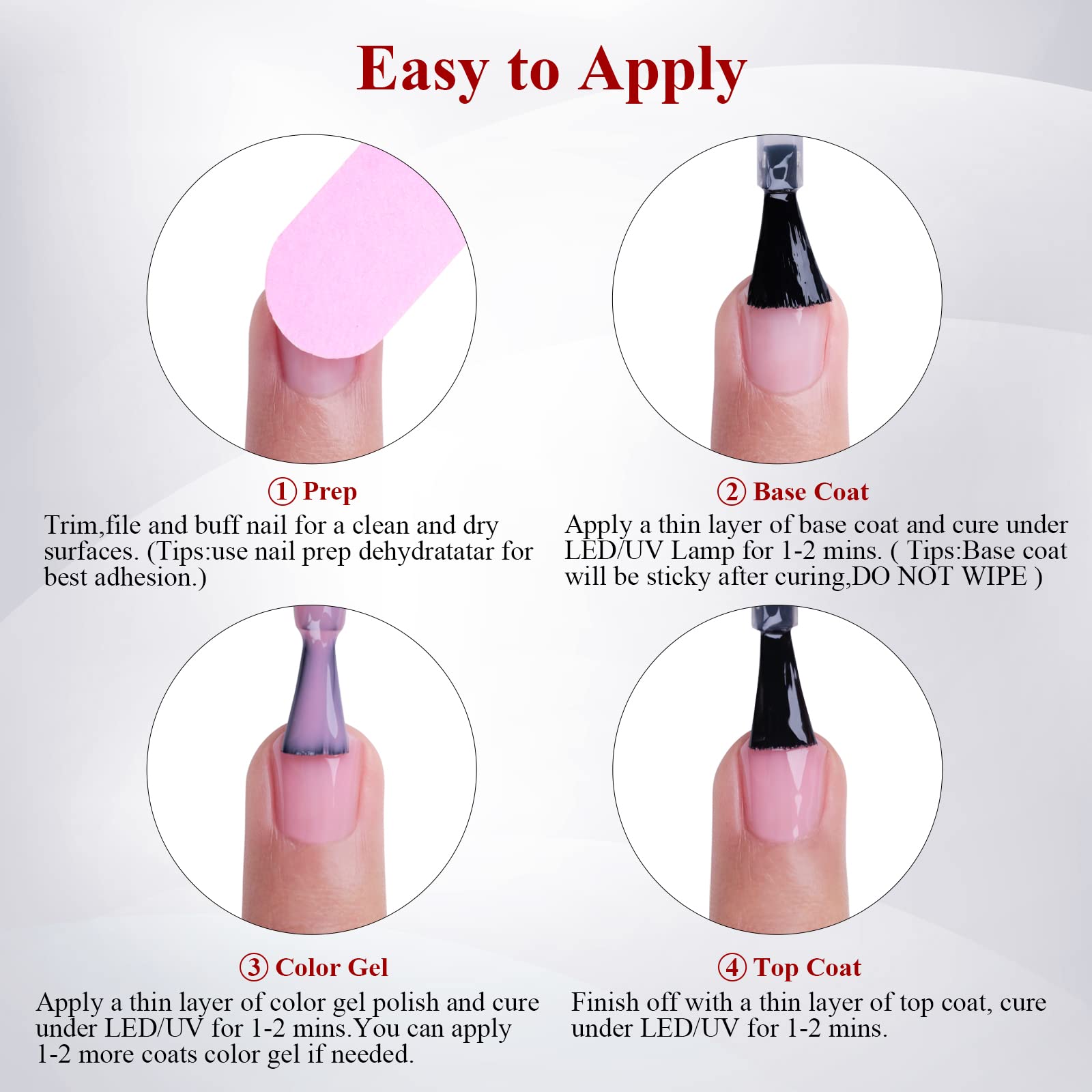 Black Glitter Pearl Gel Nail Polish - 15ML Sparkle Shimmer Nail Art Kit for DIY Manicure & Professional Salon Use | Perfect for Parties, Weddings, and Special Occasions