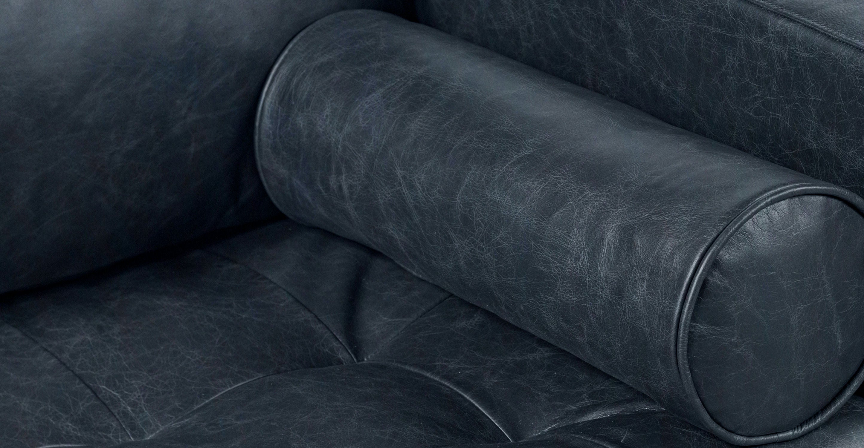 Napa 82 Leather Pull Out Convertible Sleeper Sofa - Premium Genuine Leather Sectional Couch with Chaise Lounge for Living Room, Bedroom & Guest Room | Perfect for Small Spaces, Apartments & Home Theater