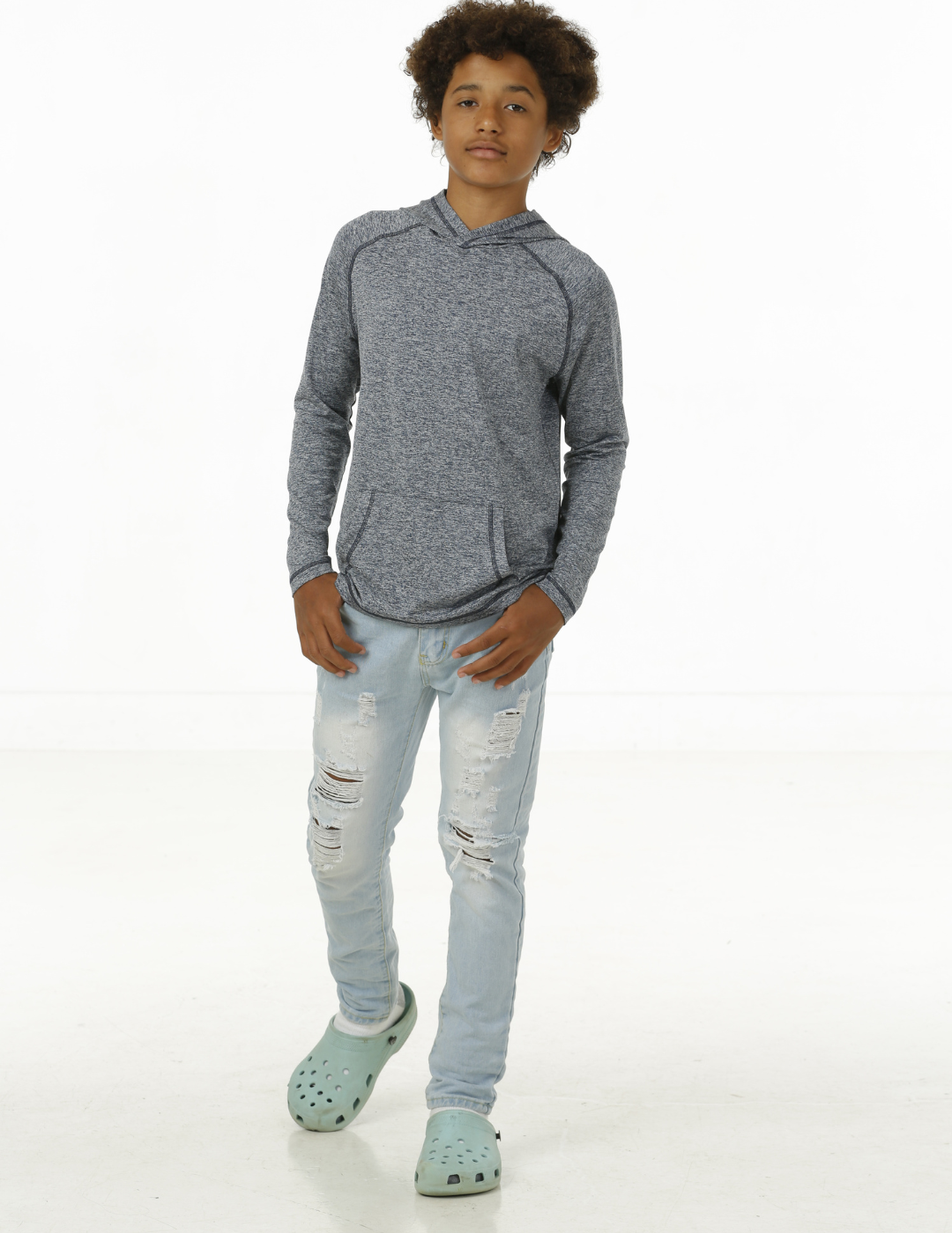 Brantley Youth Boys Hooded Pullover Sweatshirt - Soft Fleece Lined Hoodie for Kids - Perfect for School, Playdates & Outdoor Activities