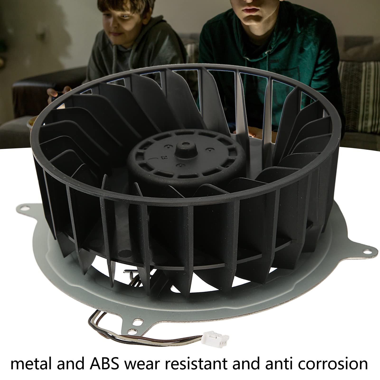 PS5 Cooling Fan Replacement - 12V 2.15A Internal Cooler with 23 Blades for Sony PlayStation 5 Console - Prevent Overheating for Long Gaming Sessions & 4K Streaming