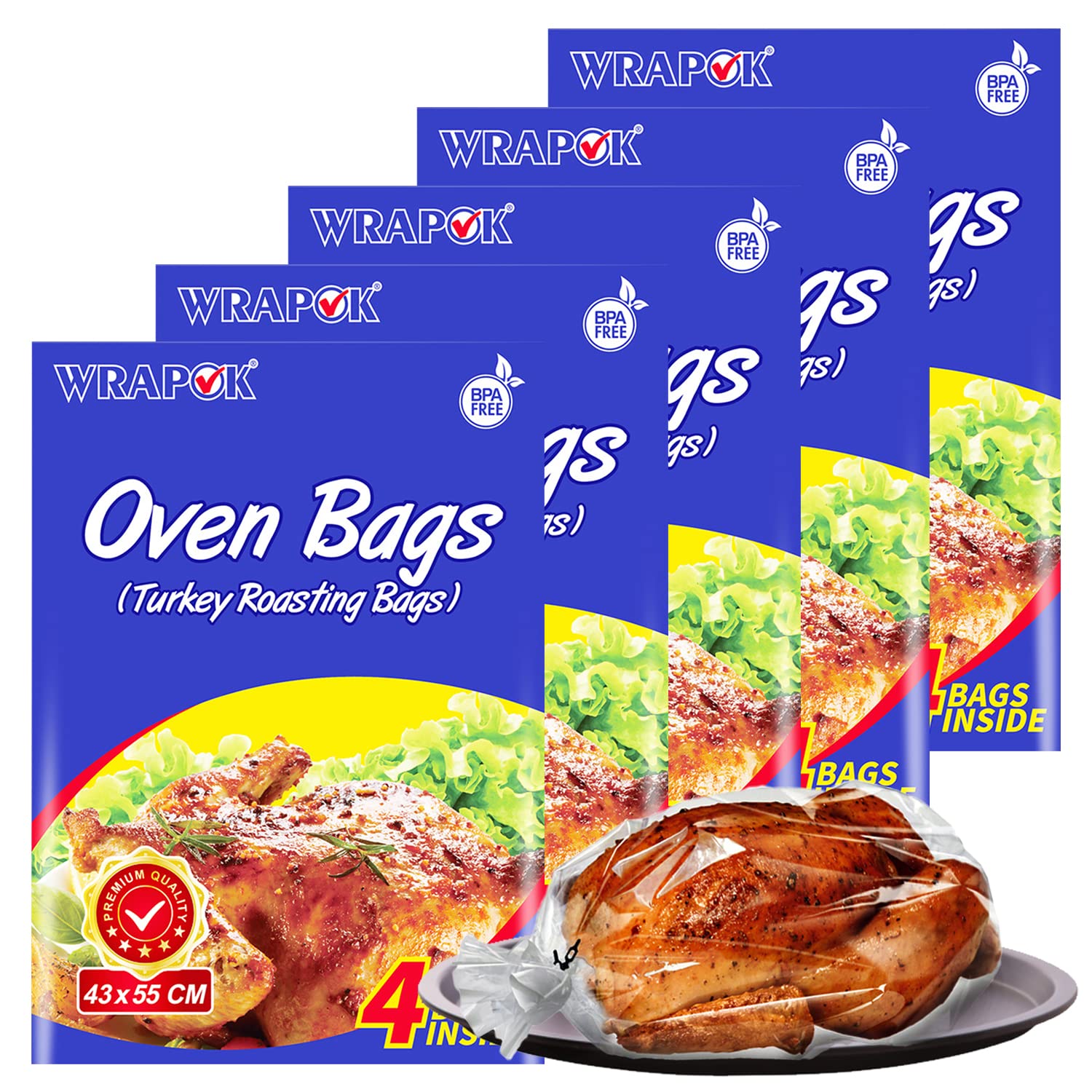 Premium Oven Cooking Turkey Bags - Large Size 17