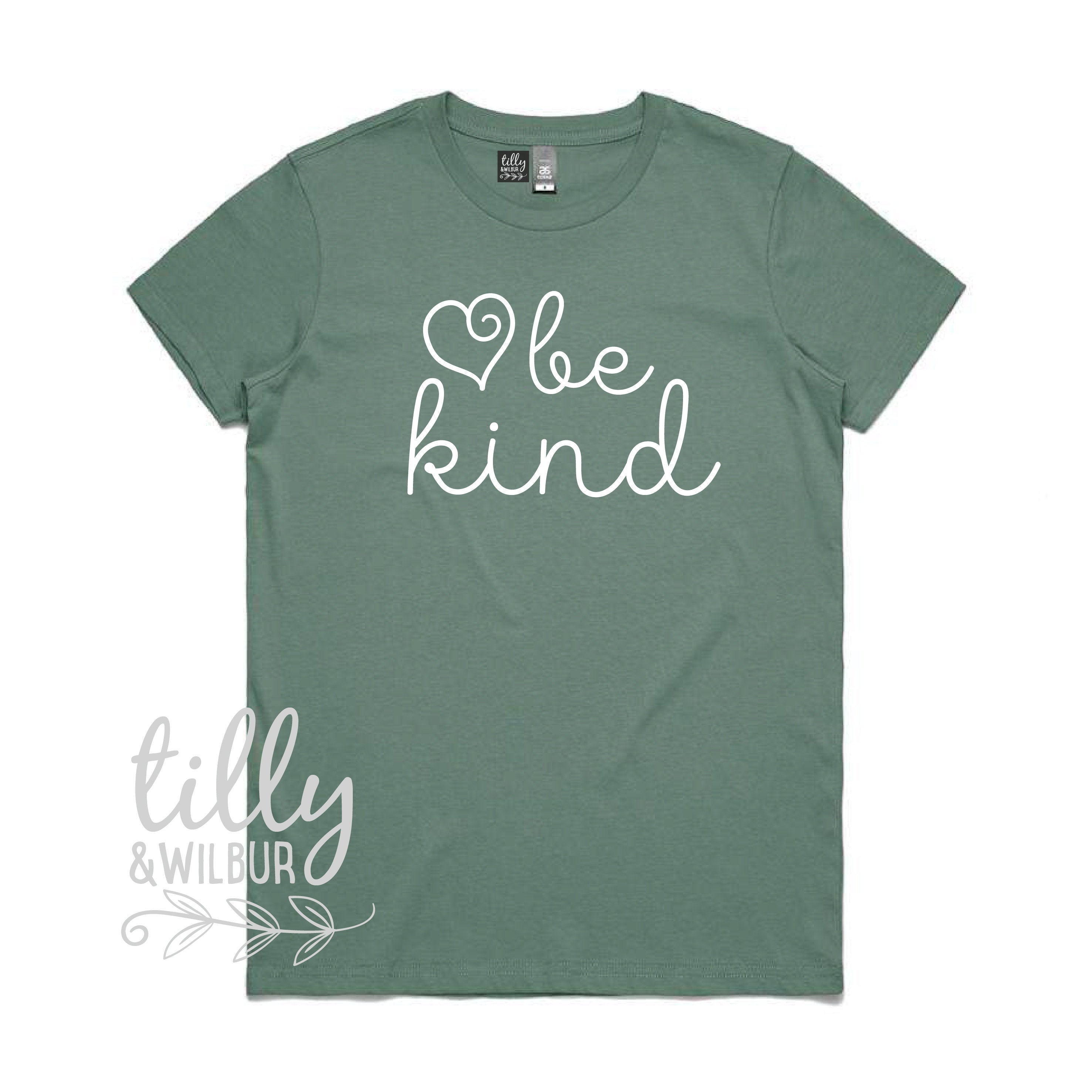 Be Kind Women's T-Shirt - Inspirational Kindness Quote Tee for Women - Soft Cotton Motivational Shirt - Perfect for Casual Wear, Work, and Charity Events