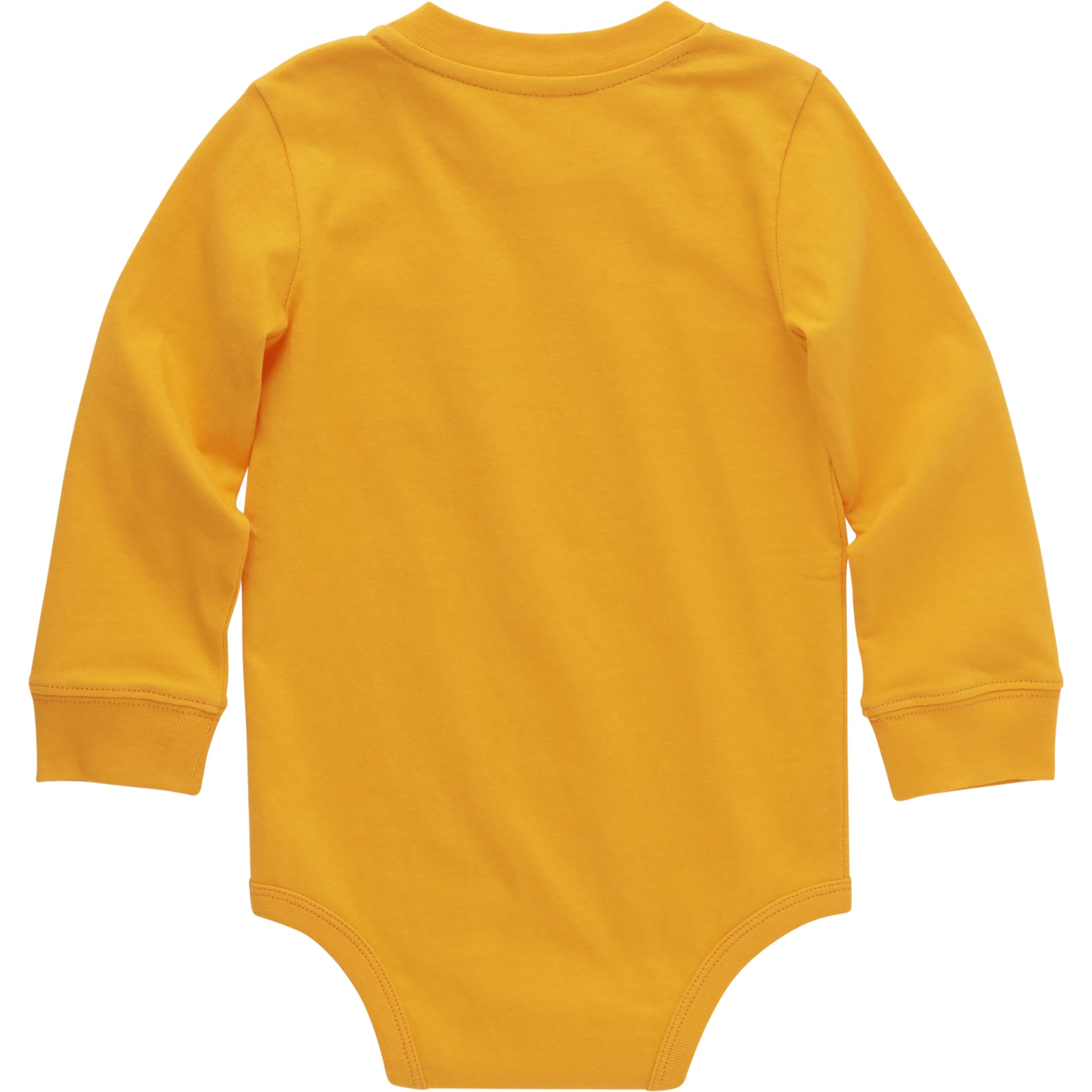 Carhartt Unisex Baby Long-Sleeve Pocket Bodysuit - Soft Cotton Onesie for Newborns & Infants - Perfect for Playtime, Daycare & Family Outings