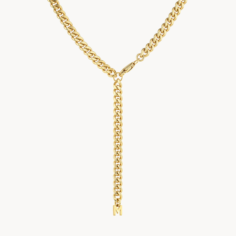 White Topaz Gold Curb Chain Necklace for Women - Elegant Layering Jewelry for Daily Wear & Special Occasions