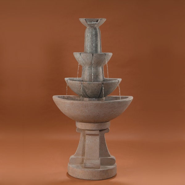 Rio Wall Fountain Fiore Stone - Elegant Outdoor Water Feature for Garden, Patio & Backyard Decor | Perfect for Relaxation & Zen Atmosphere