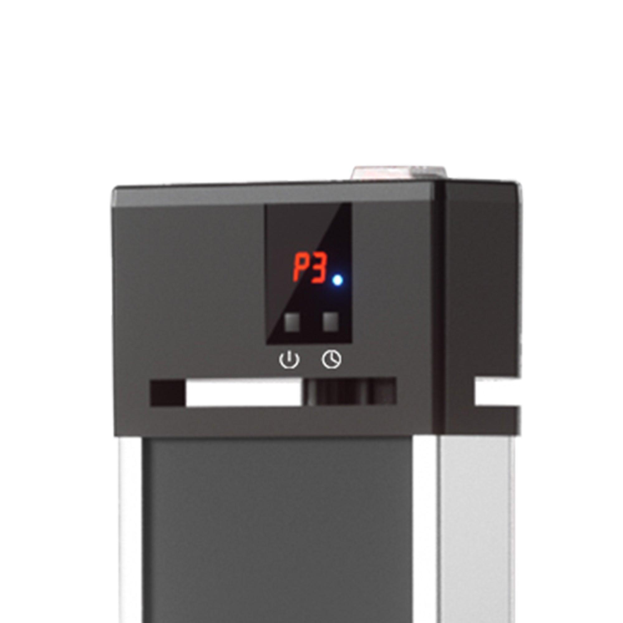 32H 1500W Portable Vertical Infrared Heater with Remote Control - Tip Over Protection & 24H Timer - Perfect for Bedroom, Office, and Indoor Heating