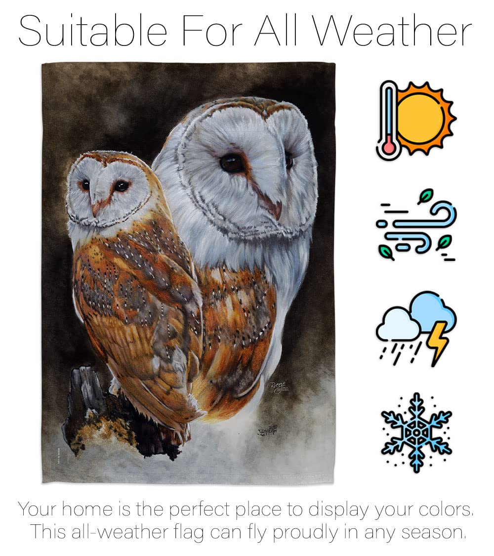 Lustrous Garden Birds House Flag Set 28