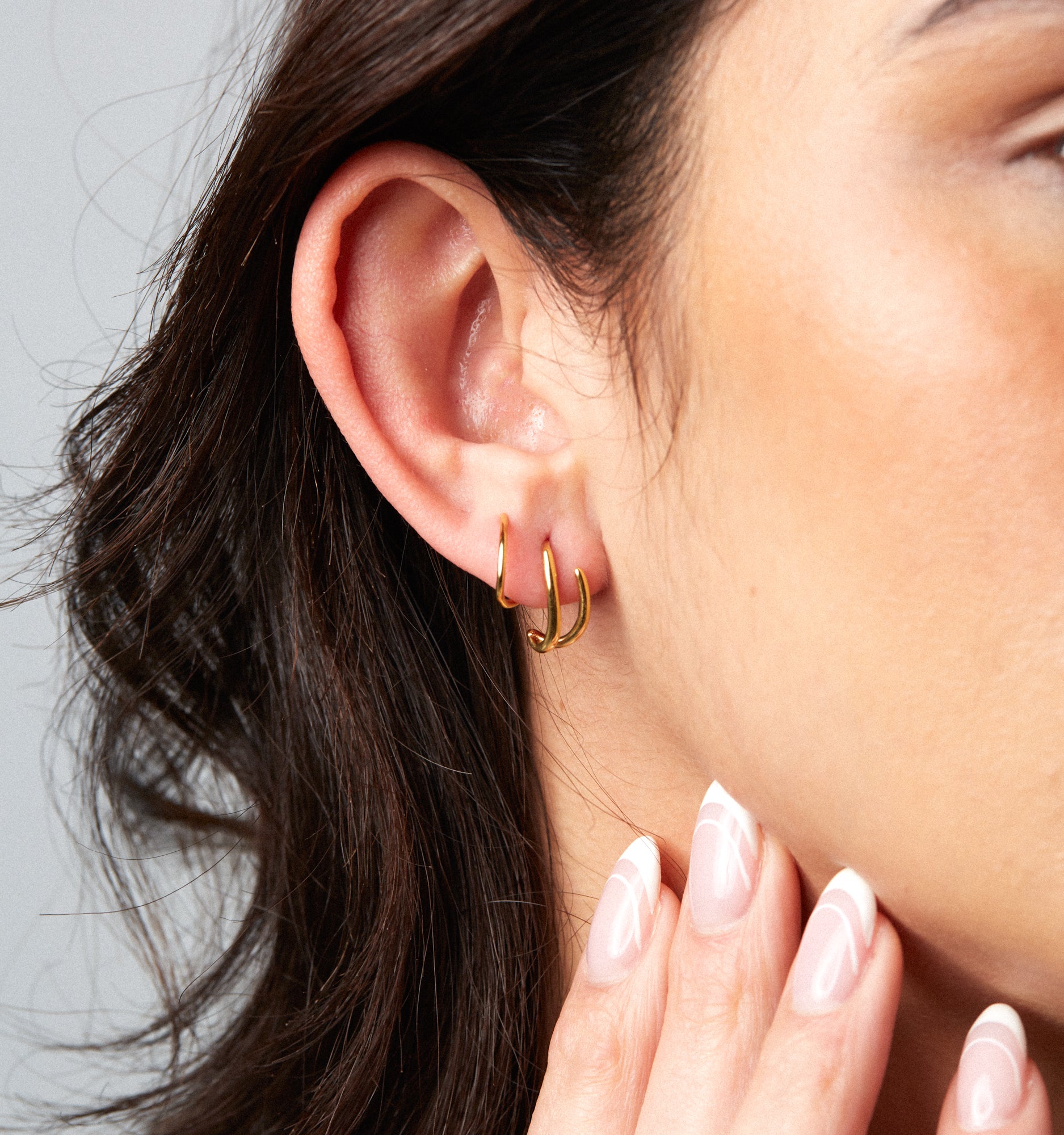Triple Twist Hoops Illusion Earrings - Trendy Dangle Drop Earrings for Women | Perfect for Parties, Weddings & Everyday Wear