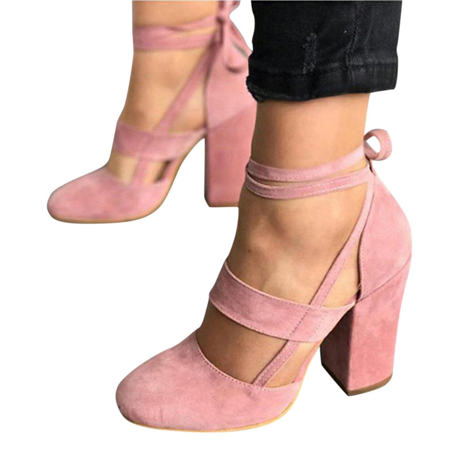 Stylish Women's Chunky Heel Sandals - Dressy Summer Platform Wedges with Clear Straps & Zip Closure | Perfect for Beach Weddings, Date Nights & Vacation Outfits