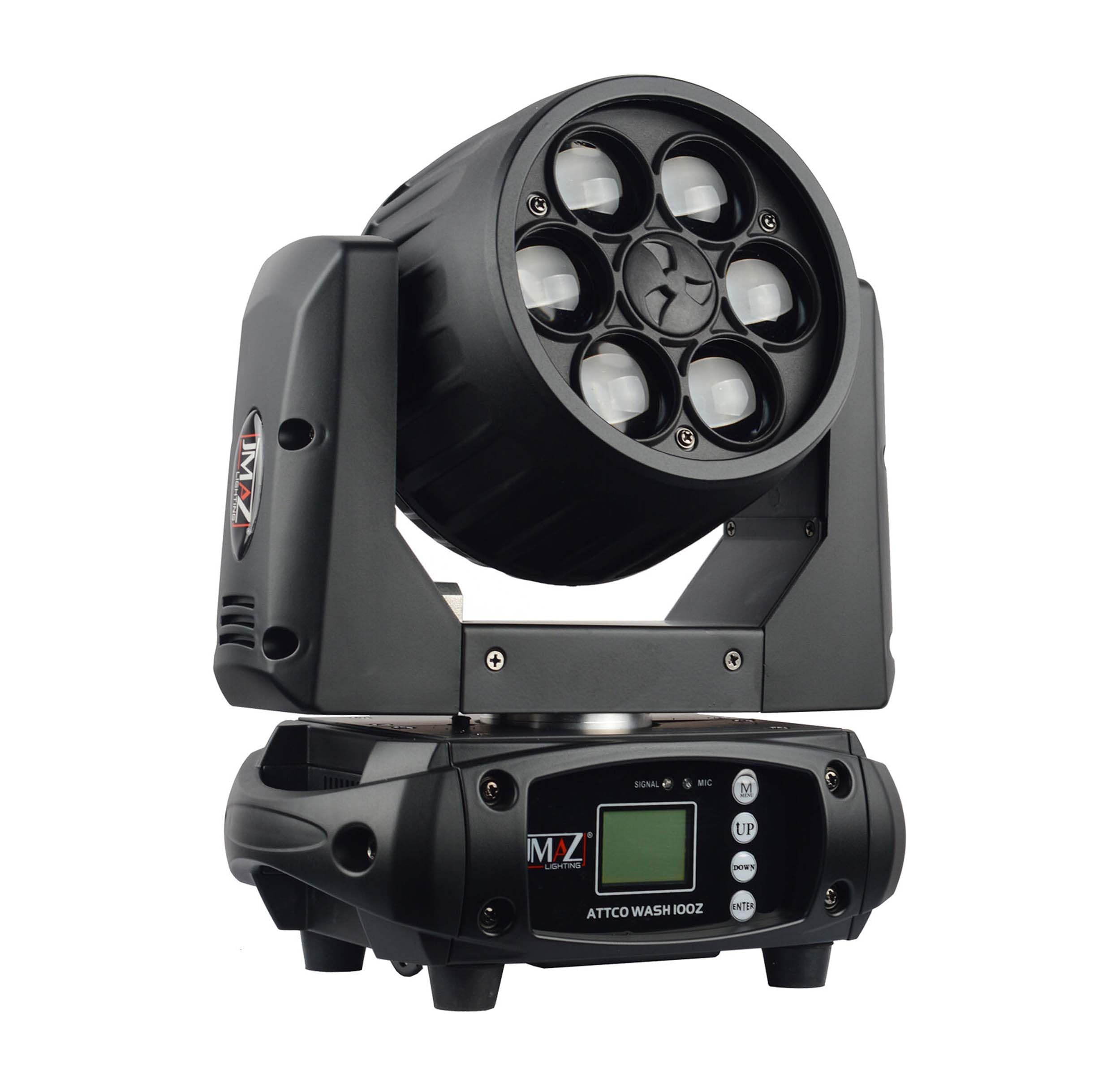 JMAZ Attco WASH 100Z LED Moving Head Zoom Wash Light - Professional DJ Stage Lighting Equipment for Concerts, Clubs, and Events