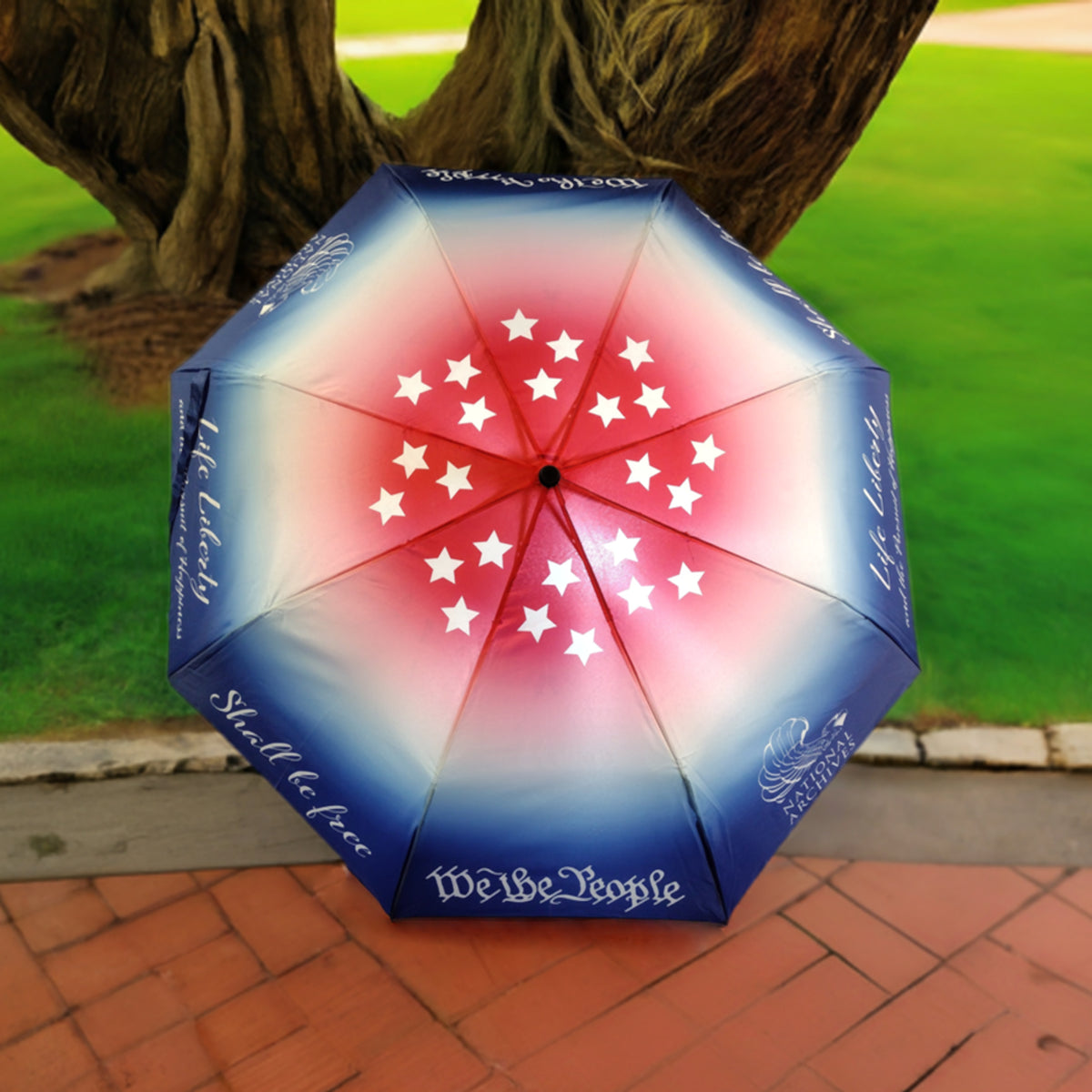Freedom Umbrella - Windproof & Waterproof Compact Travel Umbrella for Men & Women - Perfect for Rainy Days, Outdoor Adventures & Commuting