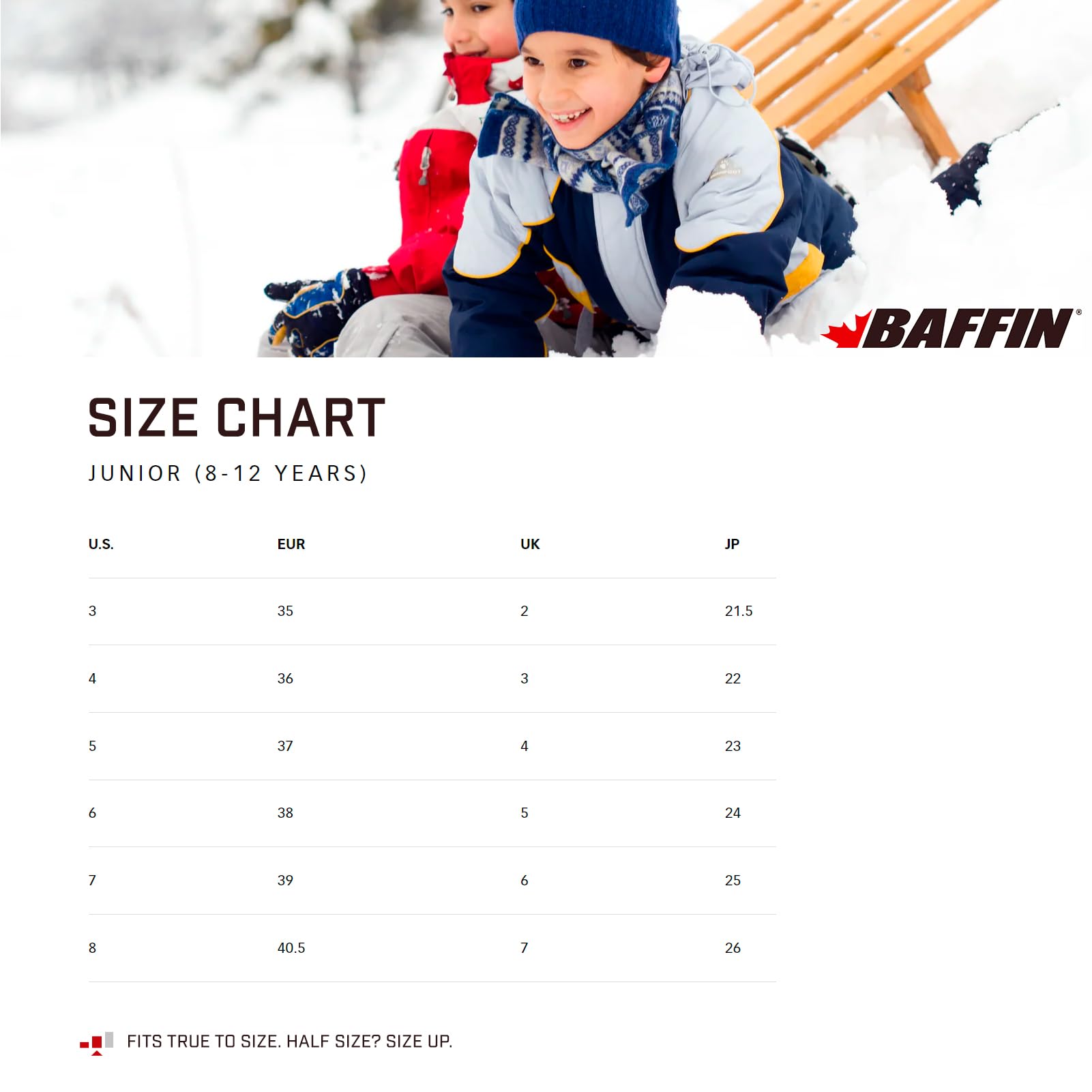 Baffin Mustang Snow Boots for Kids - Waterproof Winter Boots for Boys & Girls - Warm & Durable Cold Weather Footwear for Snow Play, Sledding & Outdoor Adventures